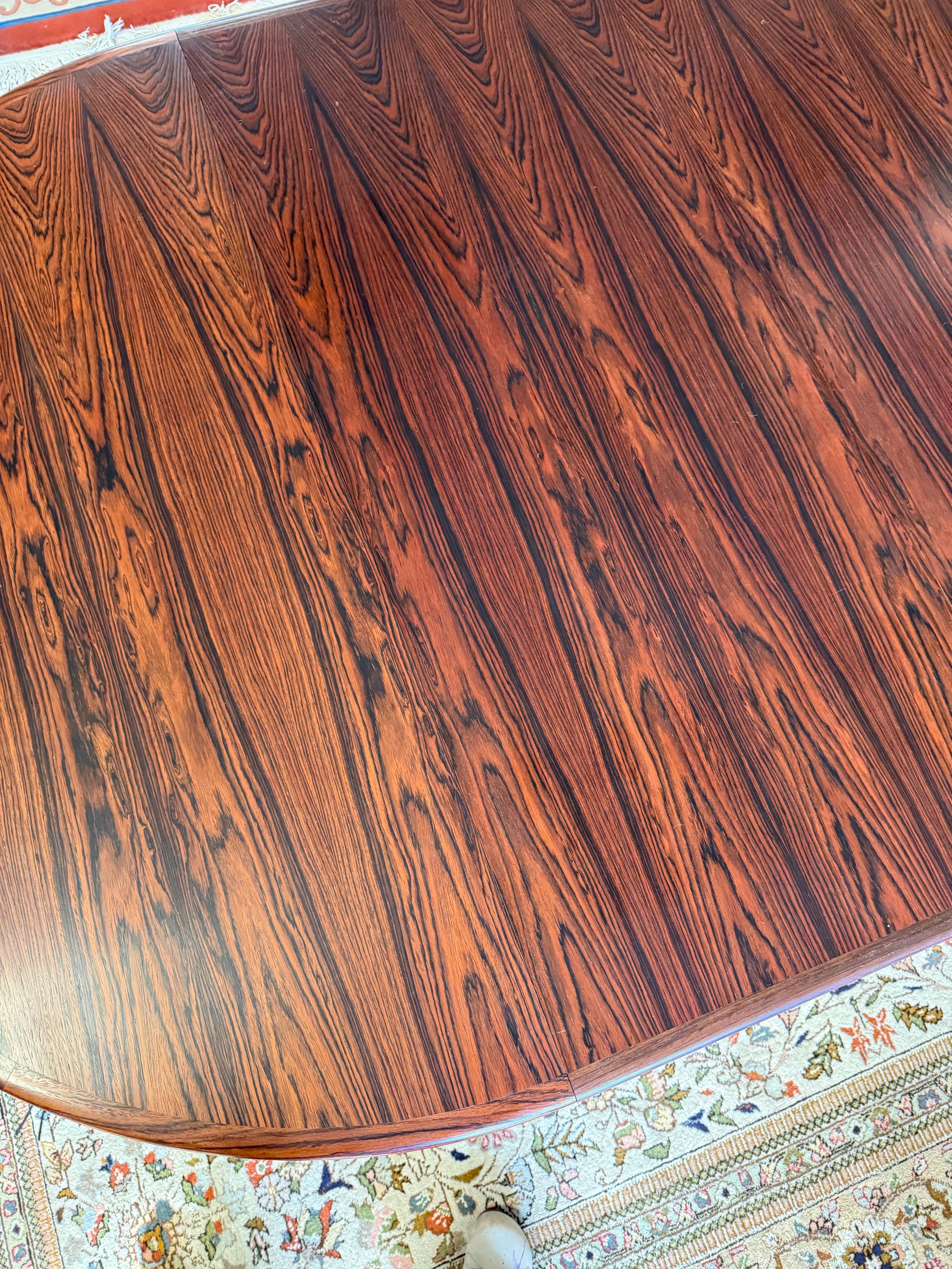 Scandinavian Modern Mid Century Danish Modern Niels Otto Moller Rosewood Dining Room Table