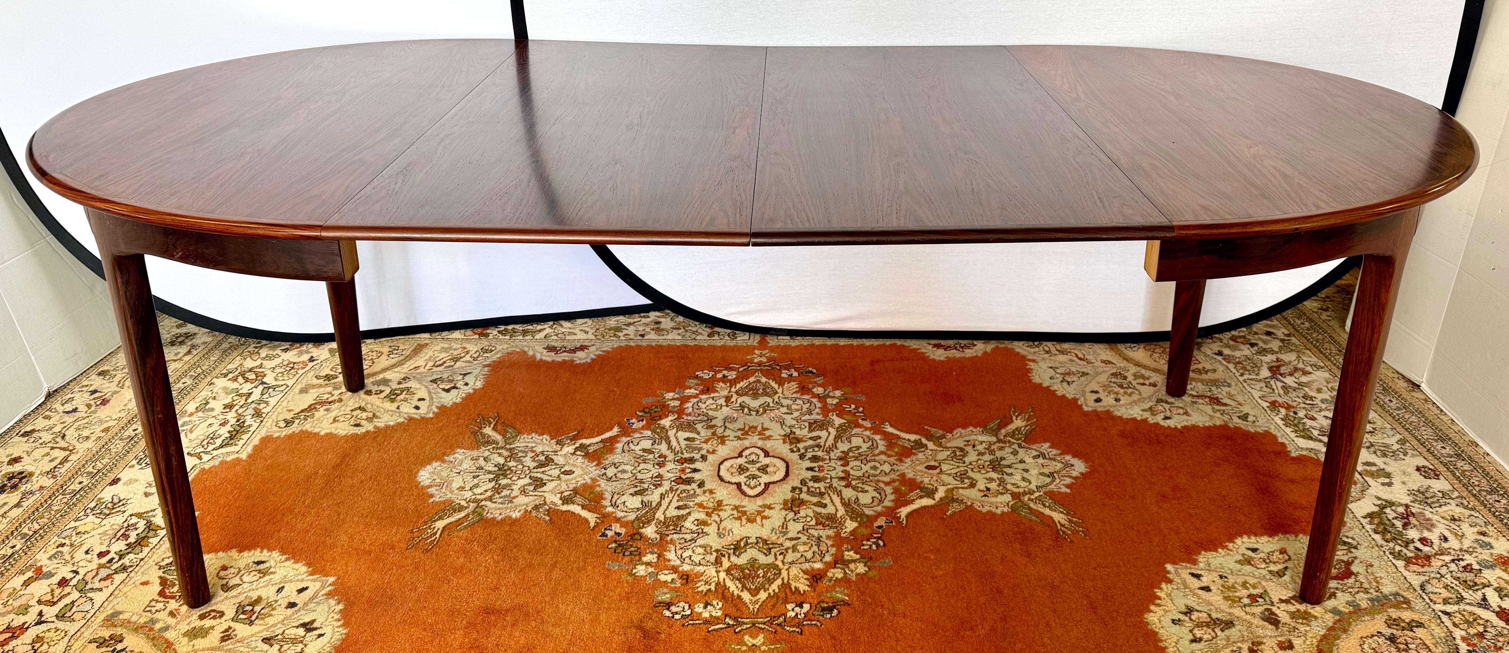 Mid-20th Century Mid Century Danish Modern Niels Otto Moller Rosewood Dining Room Table