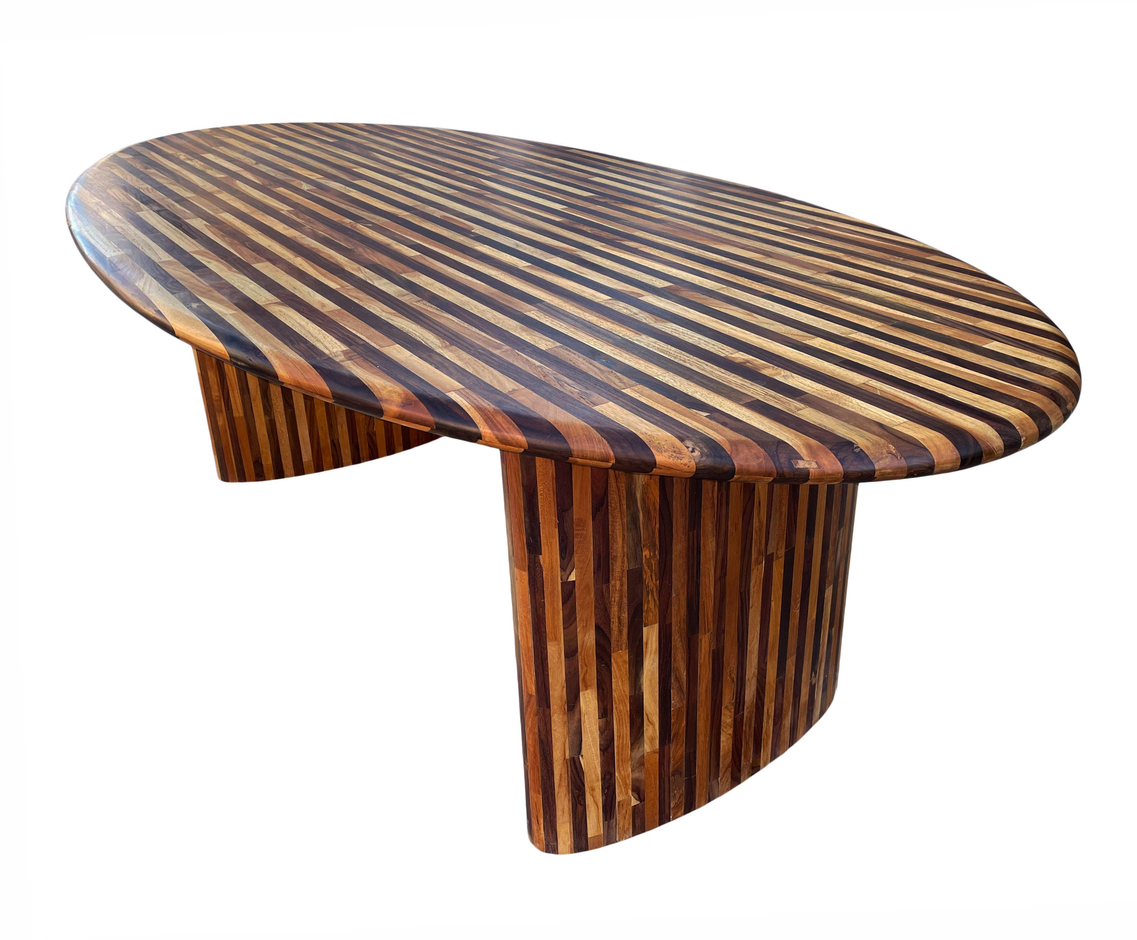 surf board dining table