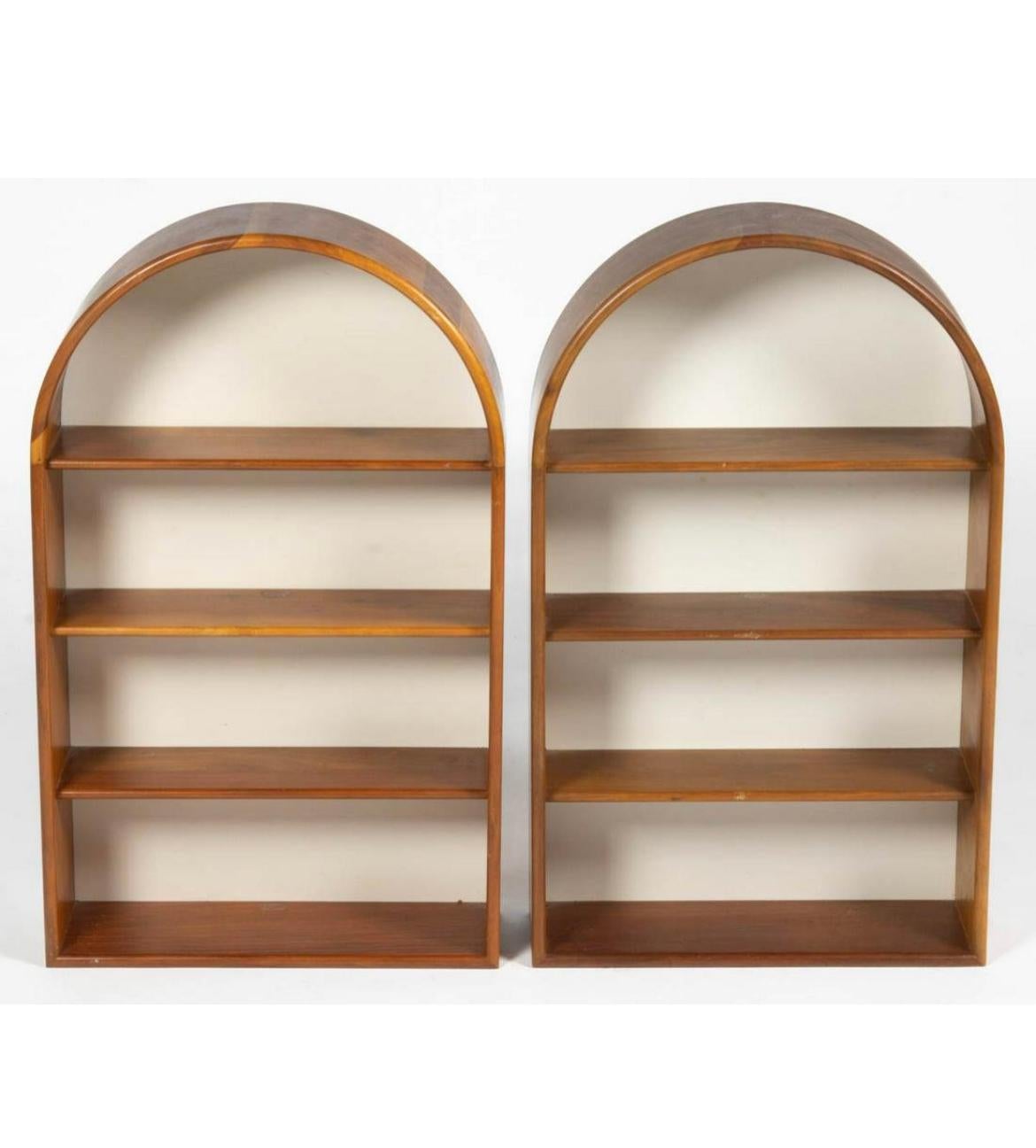 curved bookcase