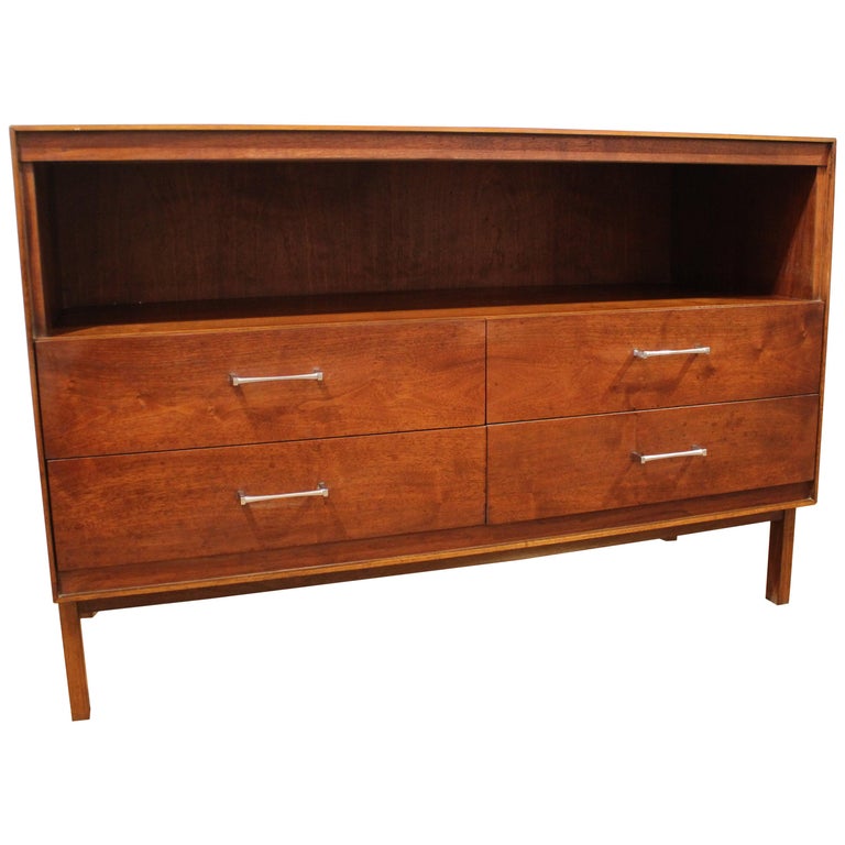 MidCentury Danish Modern Paul McCobb Components Walnut Credenza