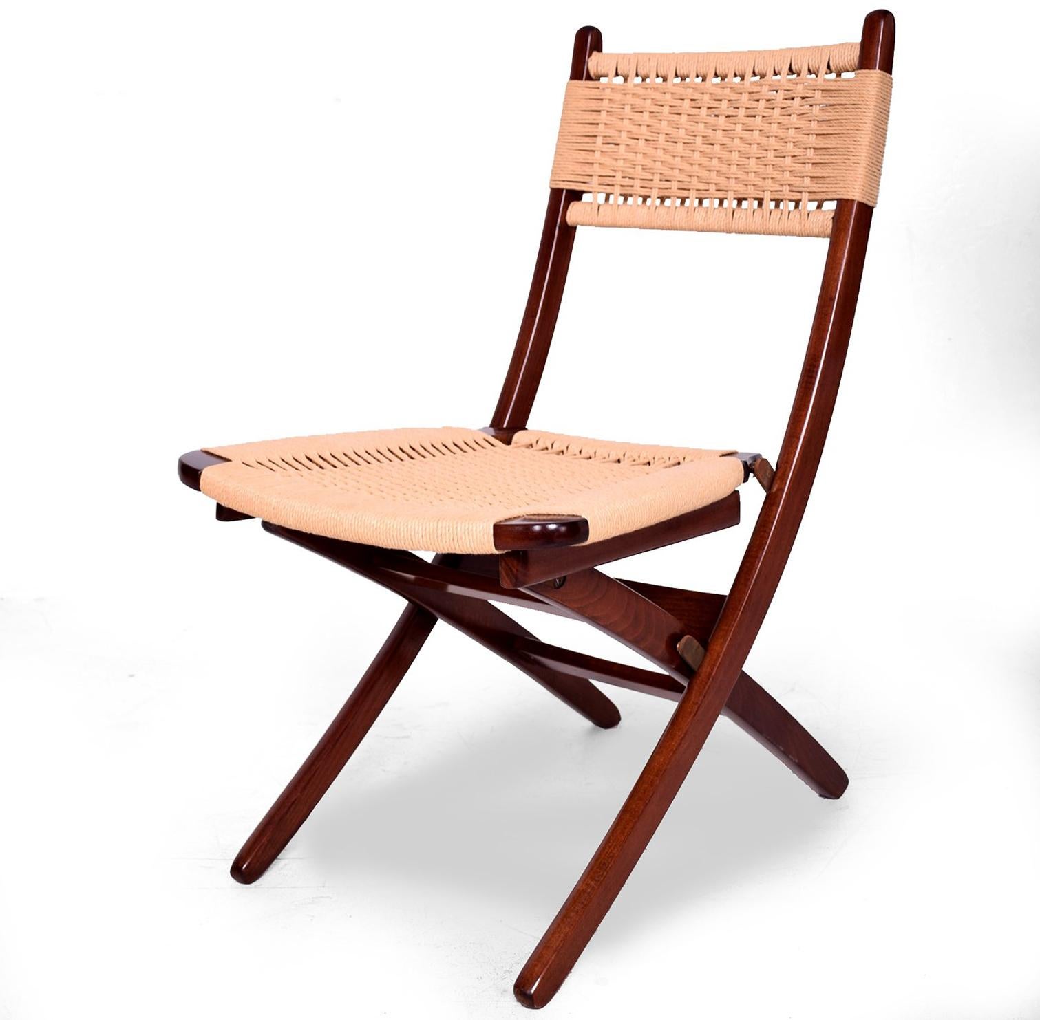 danish modern folding chairs