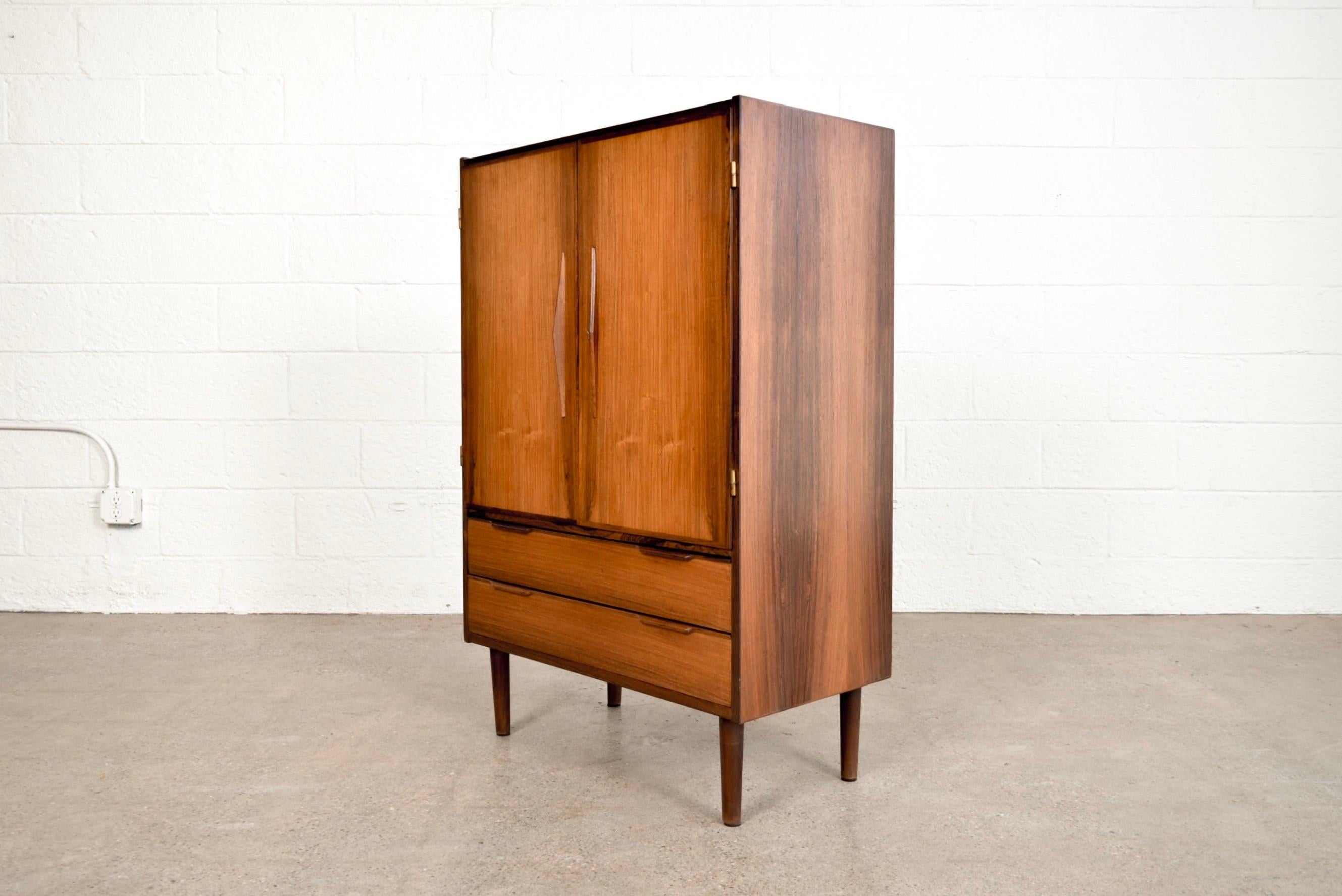 Mid-Century Modern Midcentury Danish Modern Rosewood Bar Cabinet, 1960s For Sale
