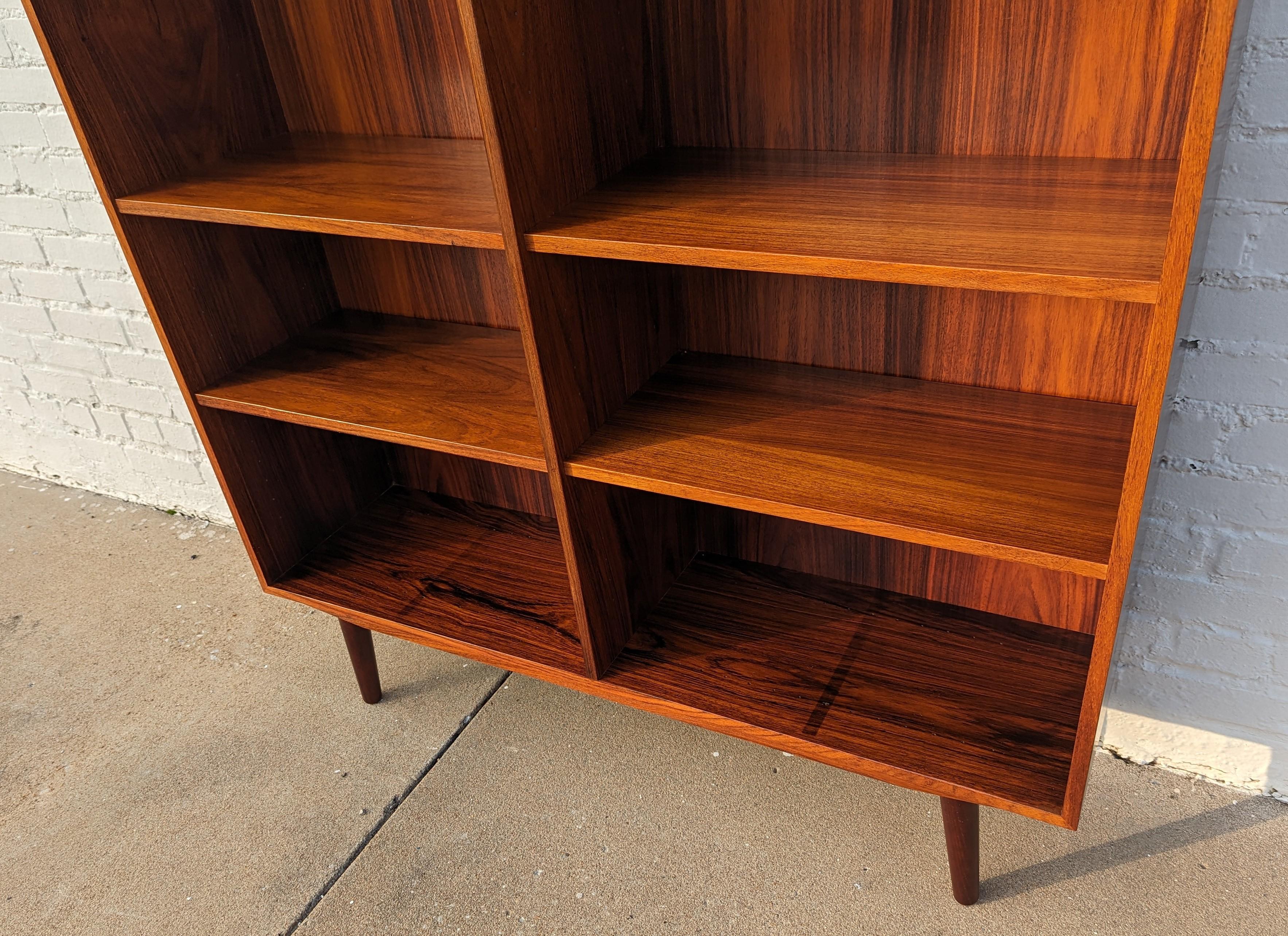 Mid-Century Modern Mid Century Danish Modern Rosewood Bookcase  For Sale