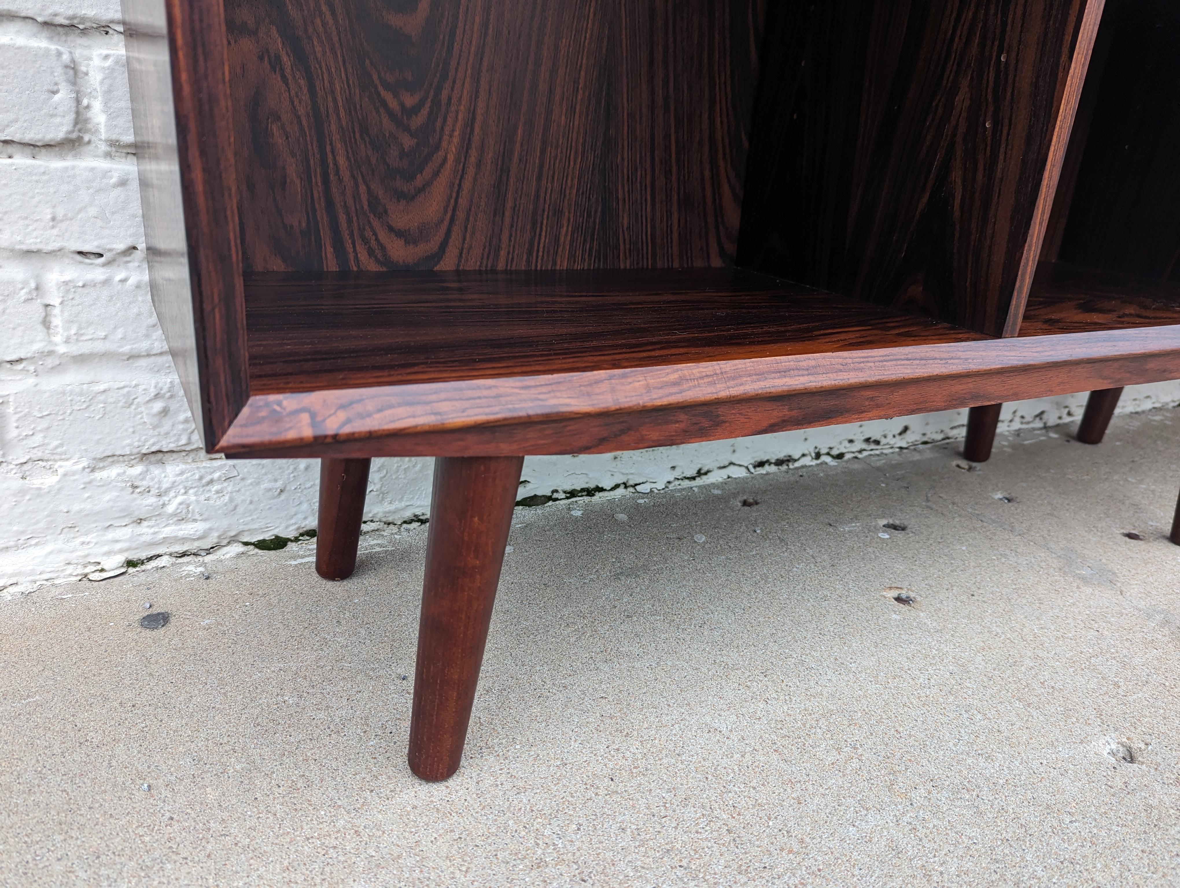 Mid Century Danish Modern Rosewood Bookcases For Sale 3