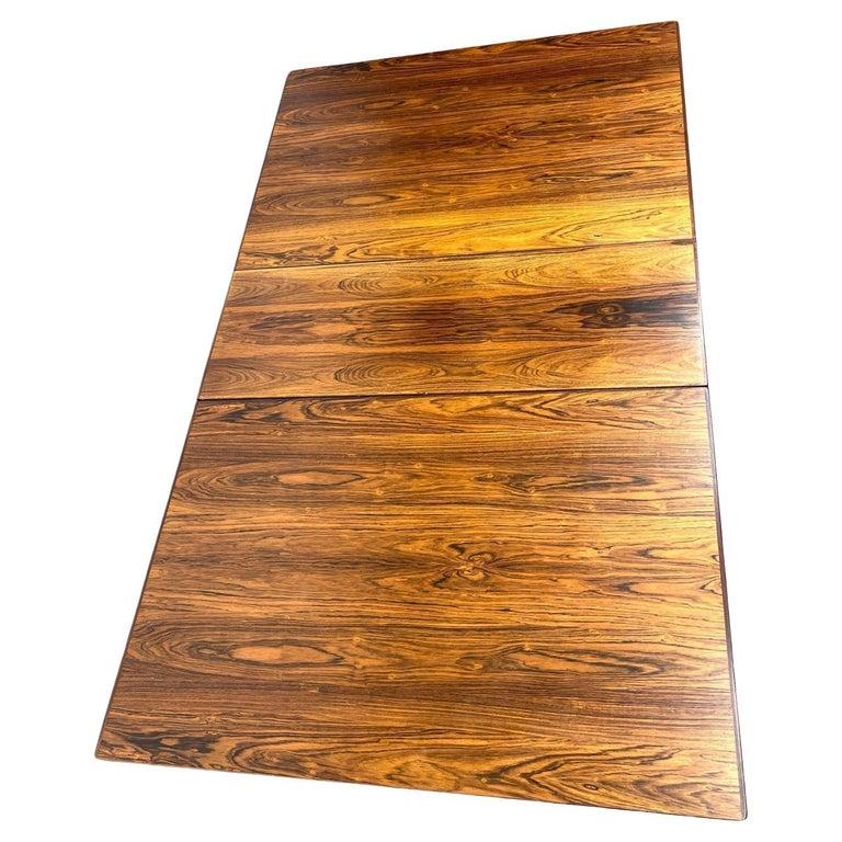 Danois Mid century Danish modern Rosewood Bruno Mathsson Style folding Dining table en vente