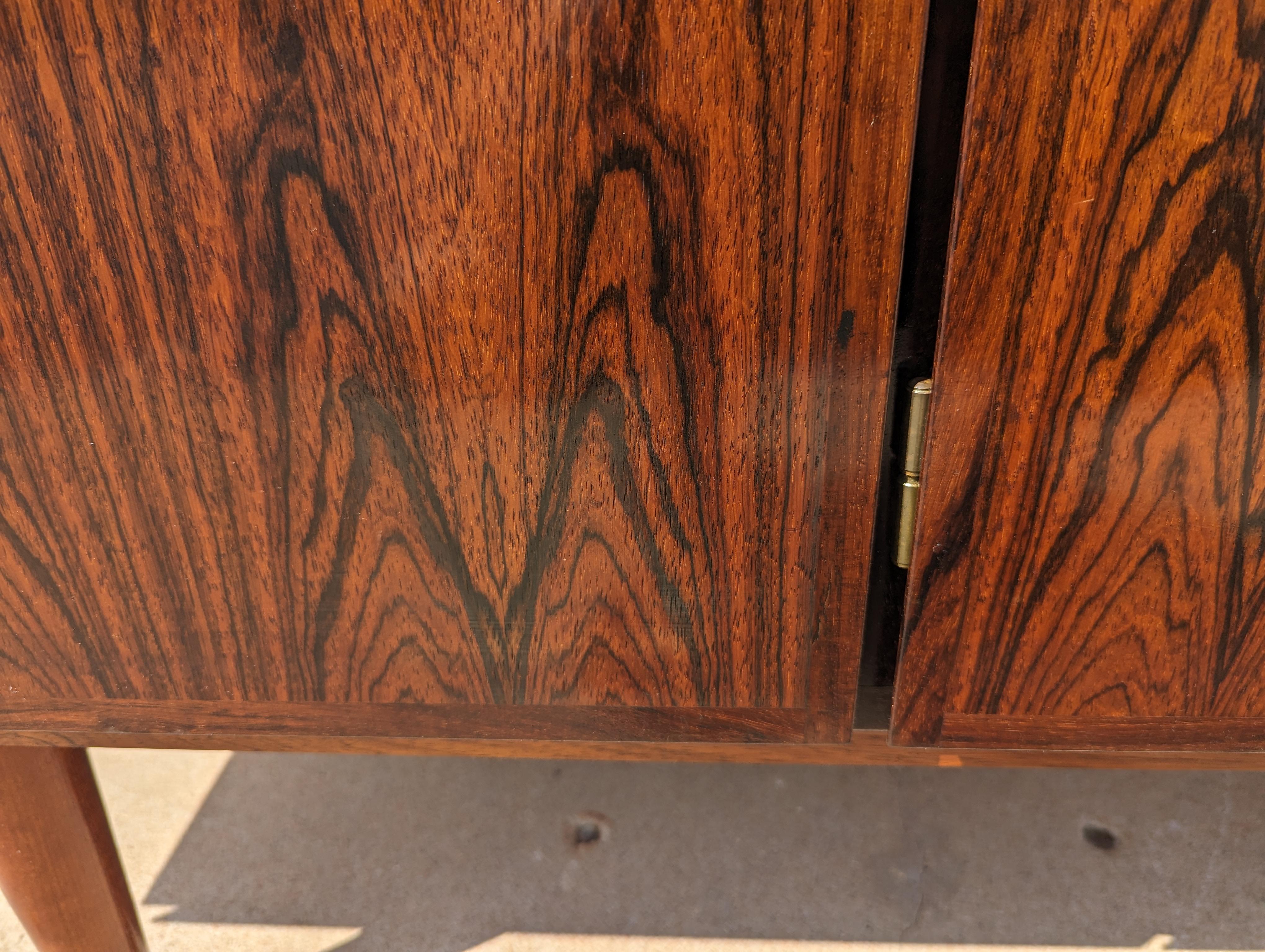 Mid Century Danish Modern Rosewood Cabinet  For Sale 2