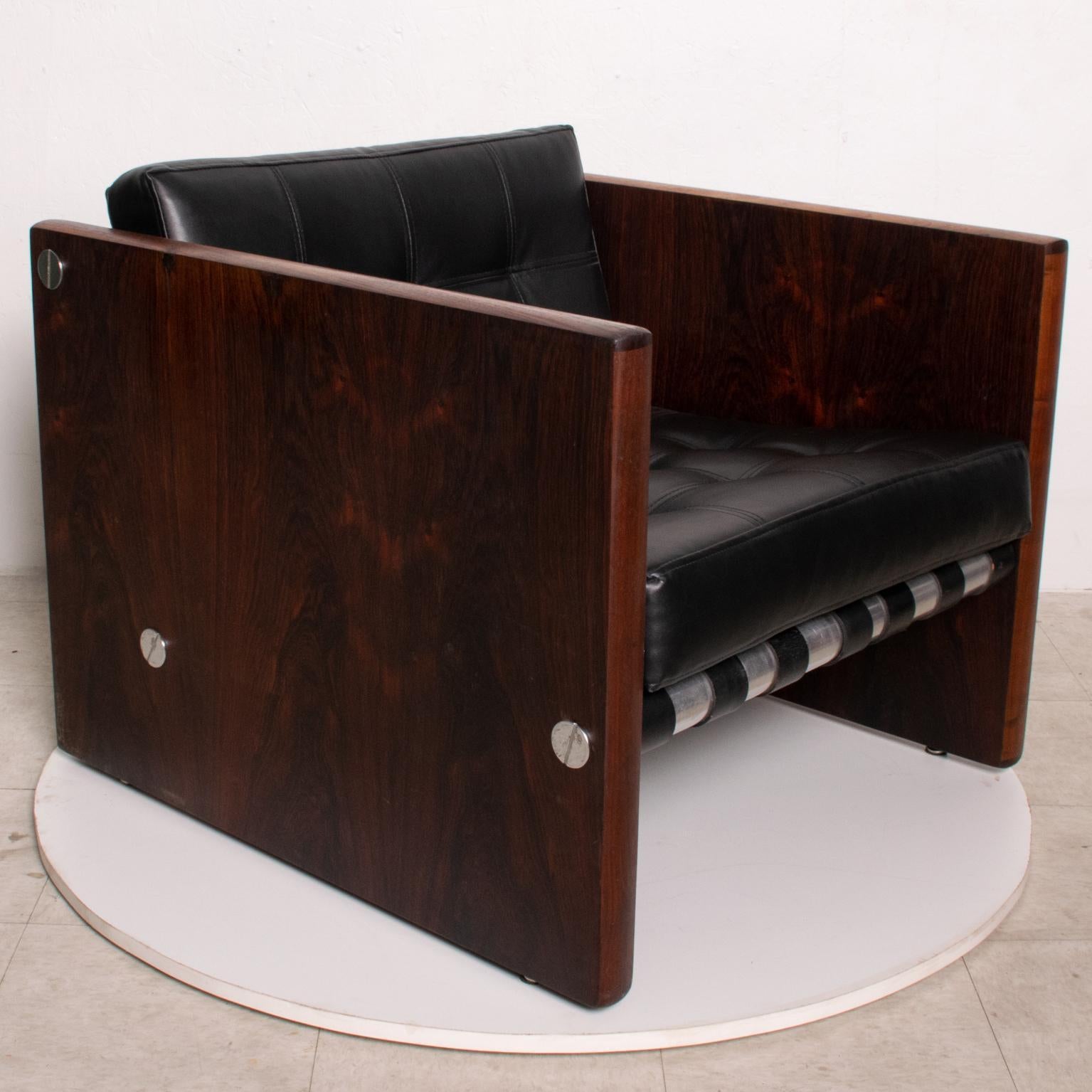 Midcentury Danish Modern Rosewood Club Chair 3