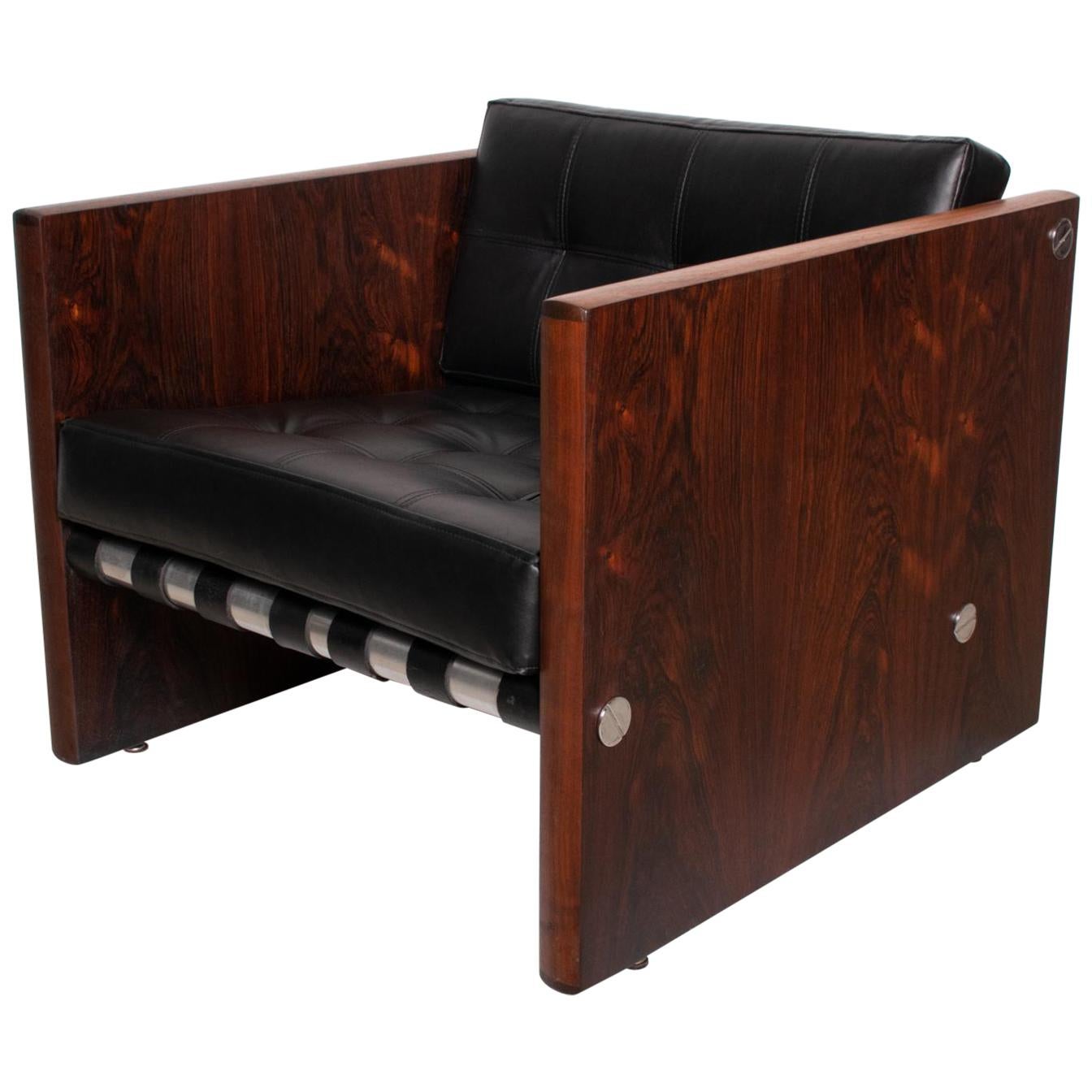 Midcentury Danish Modern Rosewood Club Chair