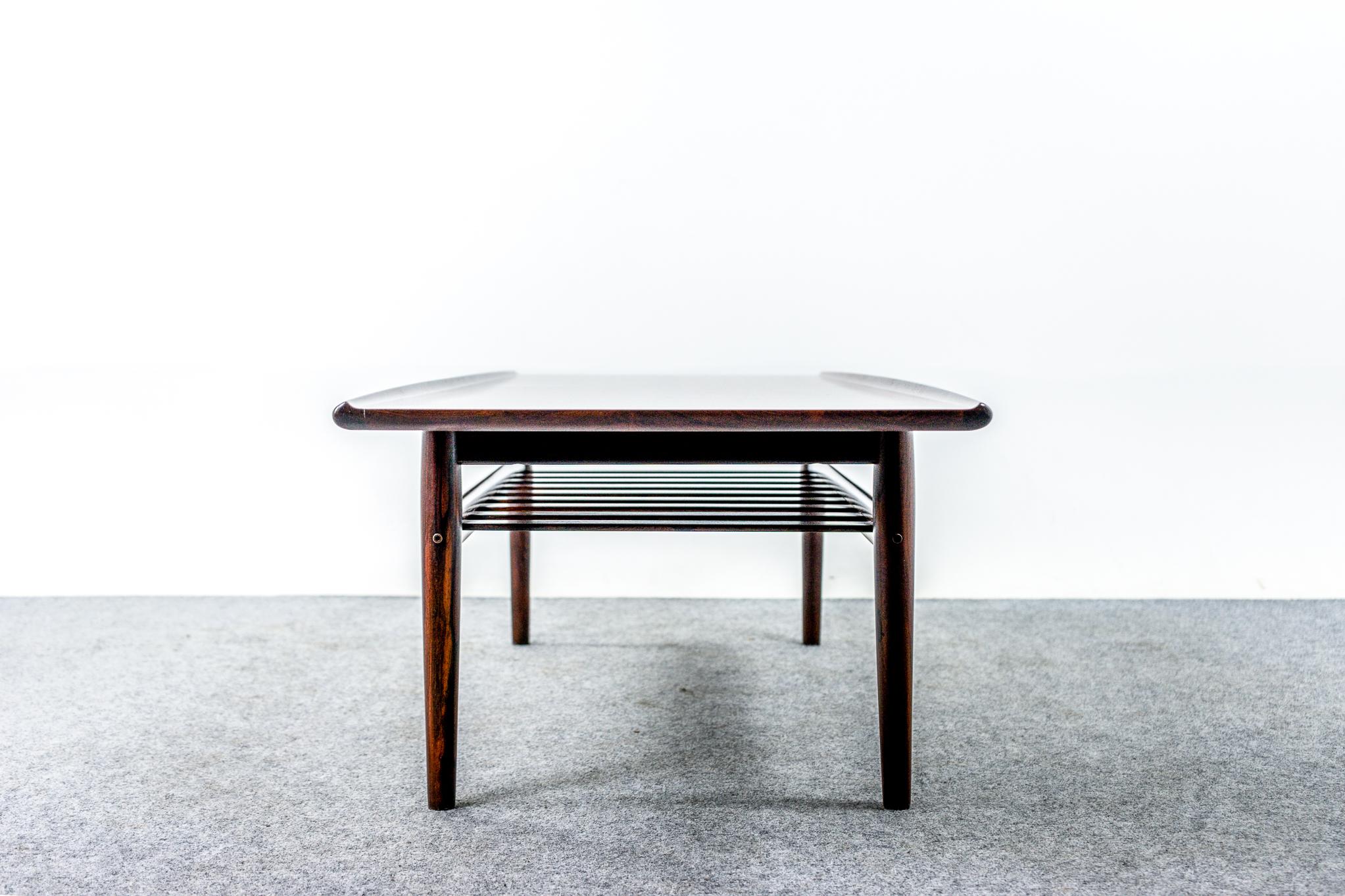 Mid-20th Century Mid Century Danish Modern Rosewood Coffee Table by Grete Jalk for Glostrup