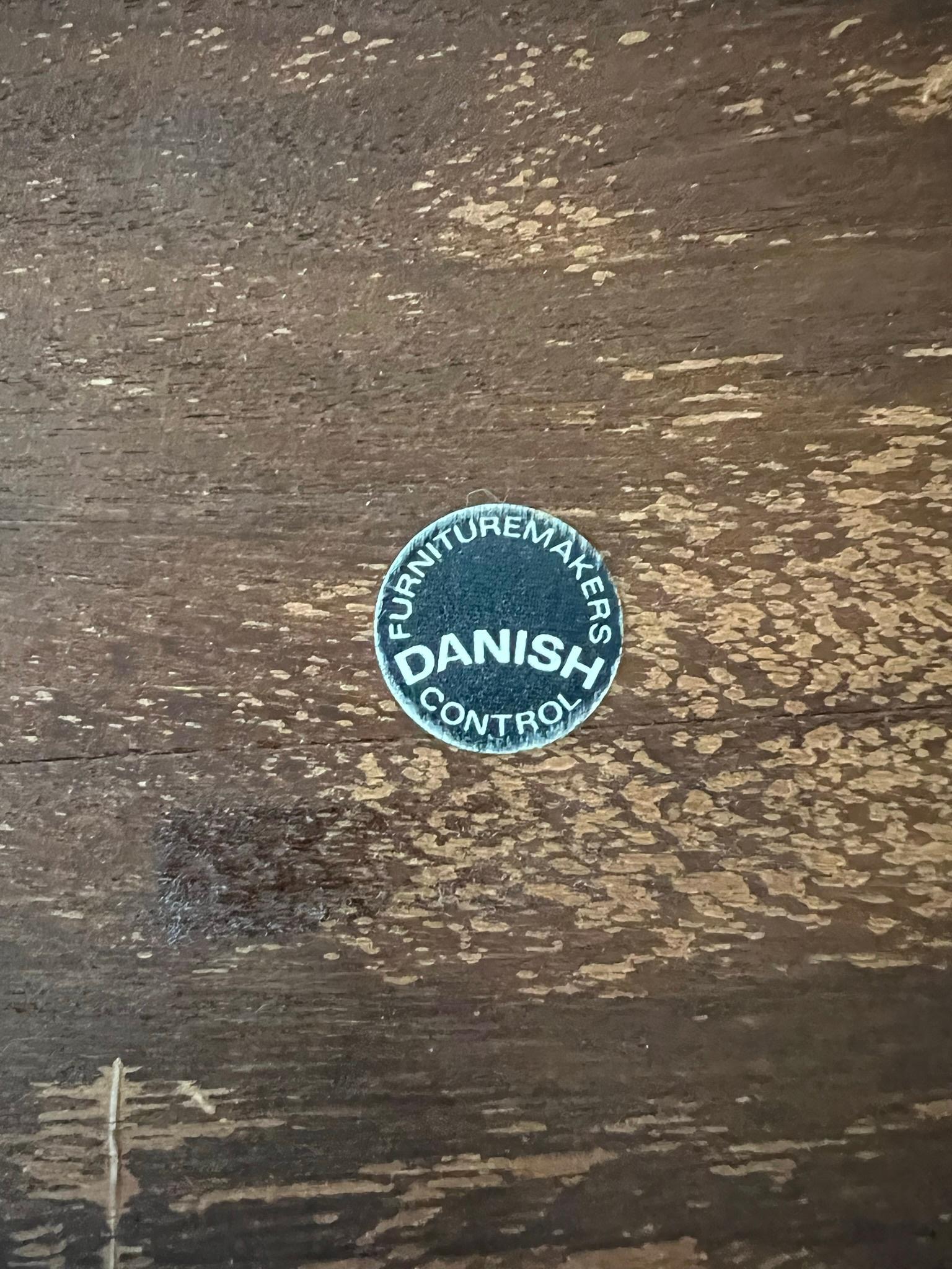Dänischer moderner Couchtisch aus Rosenholz aus der Mitte des Jahrhunderts, Severin Hansen, Dänemark, 1960er Jahre  im Angebot 1
