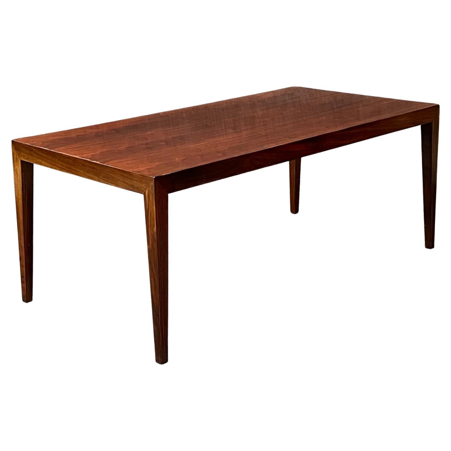 Mid-Century Danish Modern Rosewood Coffee Table, Severin Hansen, Denmark, 1960s 