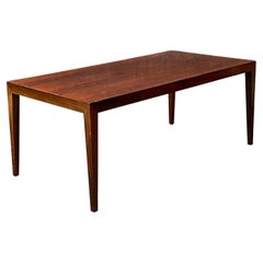 Mid-Century Danish Modern Rosewood Coffee Table, Severin Hansen, Denmark, 1960s 