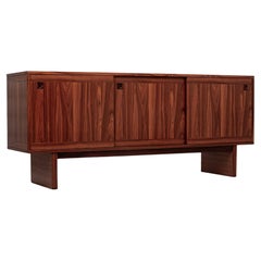 Mid Century Danish Modern Rosewood Credenza or Sideboard Cabinet