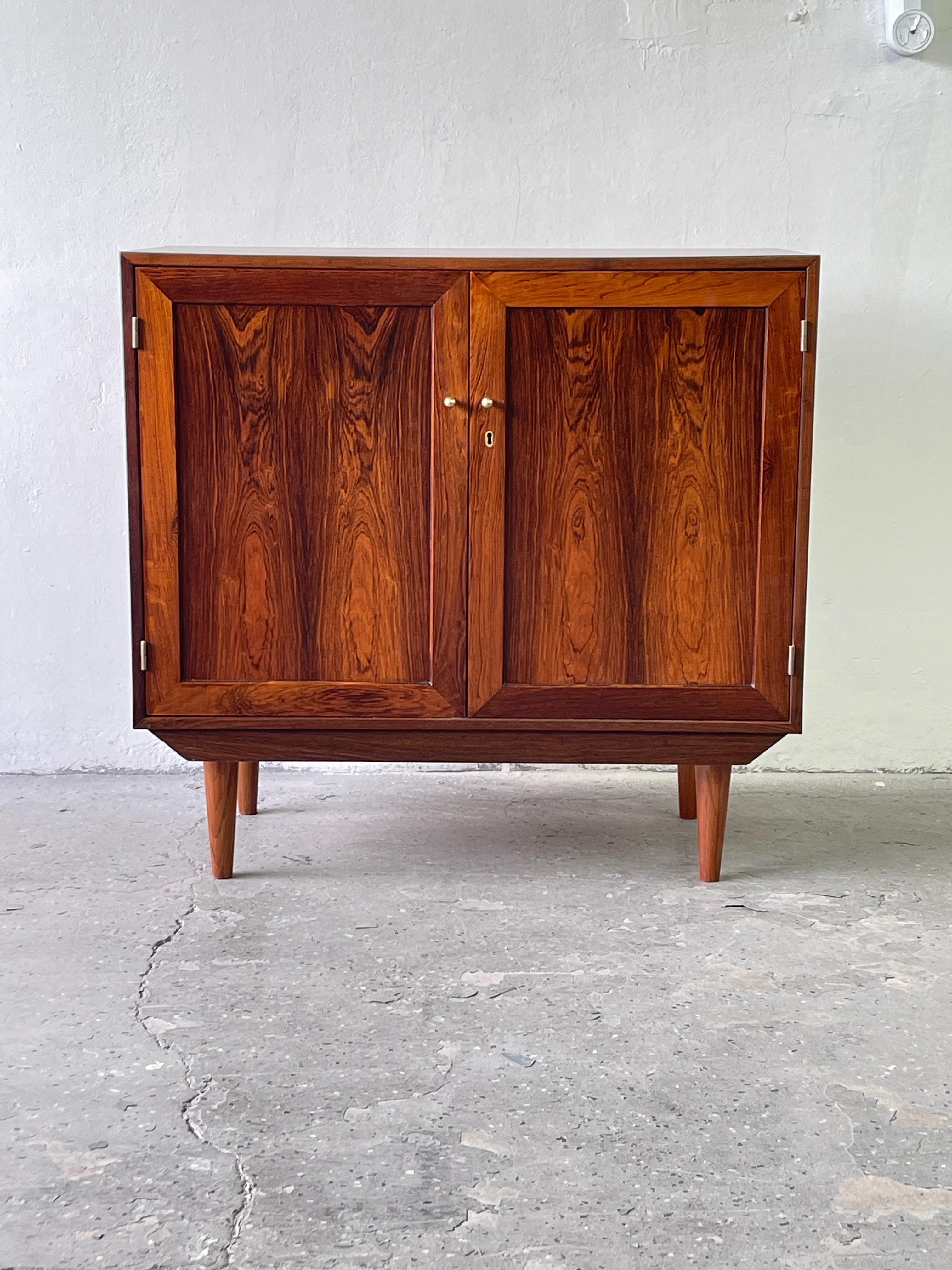 Mid-20th Century Mid Century Danish Modern Rosewood Entry Cabinet by Dyrlund #2