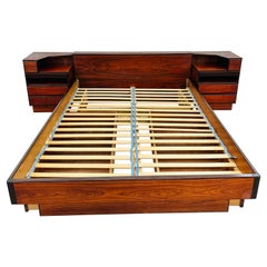 Mid-Century Danish Modern Rosewood Queen Platform Bed