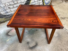Mid Century Danish Modern rosewood side table or Coffee Table