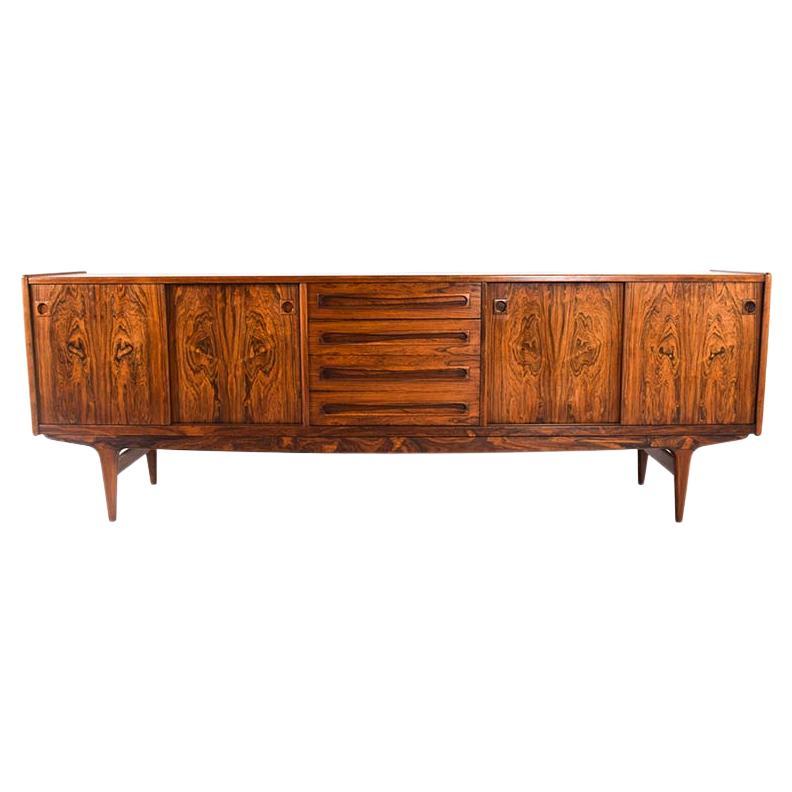 Midcentury Danish Modern Rosewood Sideboard, 1960s For Sale