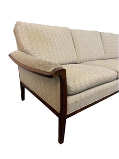 Mid-Century Danish Modern Rosewood Upholstered Sofa