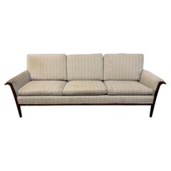 Mid-Century Danish Modern Rosewood Upholstered Sofa