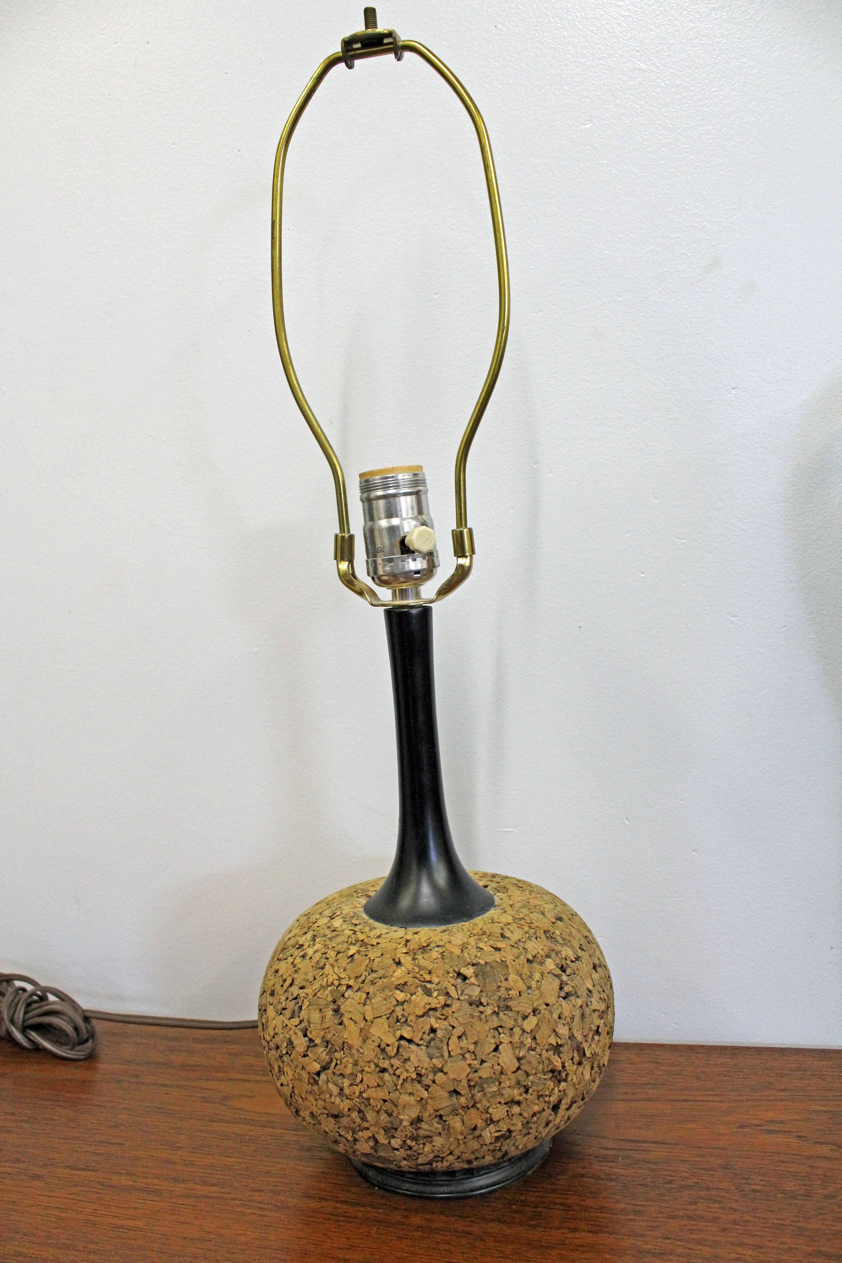 cork lamp base