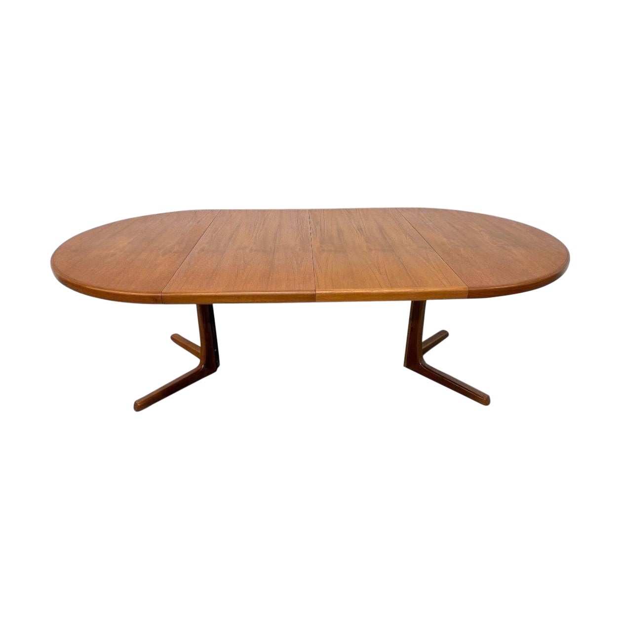 Mid-Century Danish Modern Round / Oval Teak Dining Table