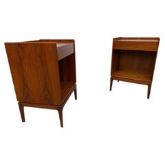 Mid-Century Danish Modern Søborg Møbelfabrik Teak Nightstands - Set of 2