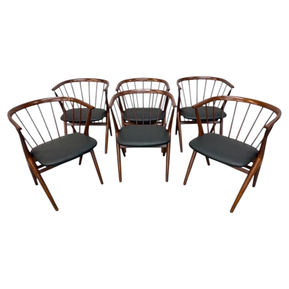 Mid-Century Danish Modern Sibast Furniture Teak Dining Chairs - Set of 6