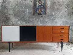 Dänische moderne Sideboard-Kommode aus Teakholz, Mid-Century Modern, Dänemark 1960er Jahre