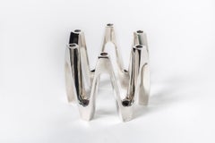 Midcentury Danish Modern Silver Candleholder by Jens Quistgaard for Dansk