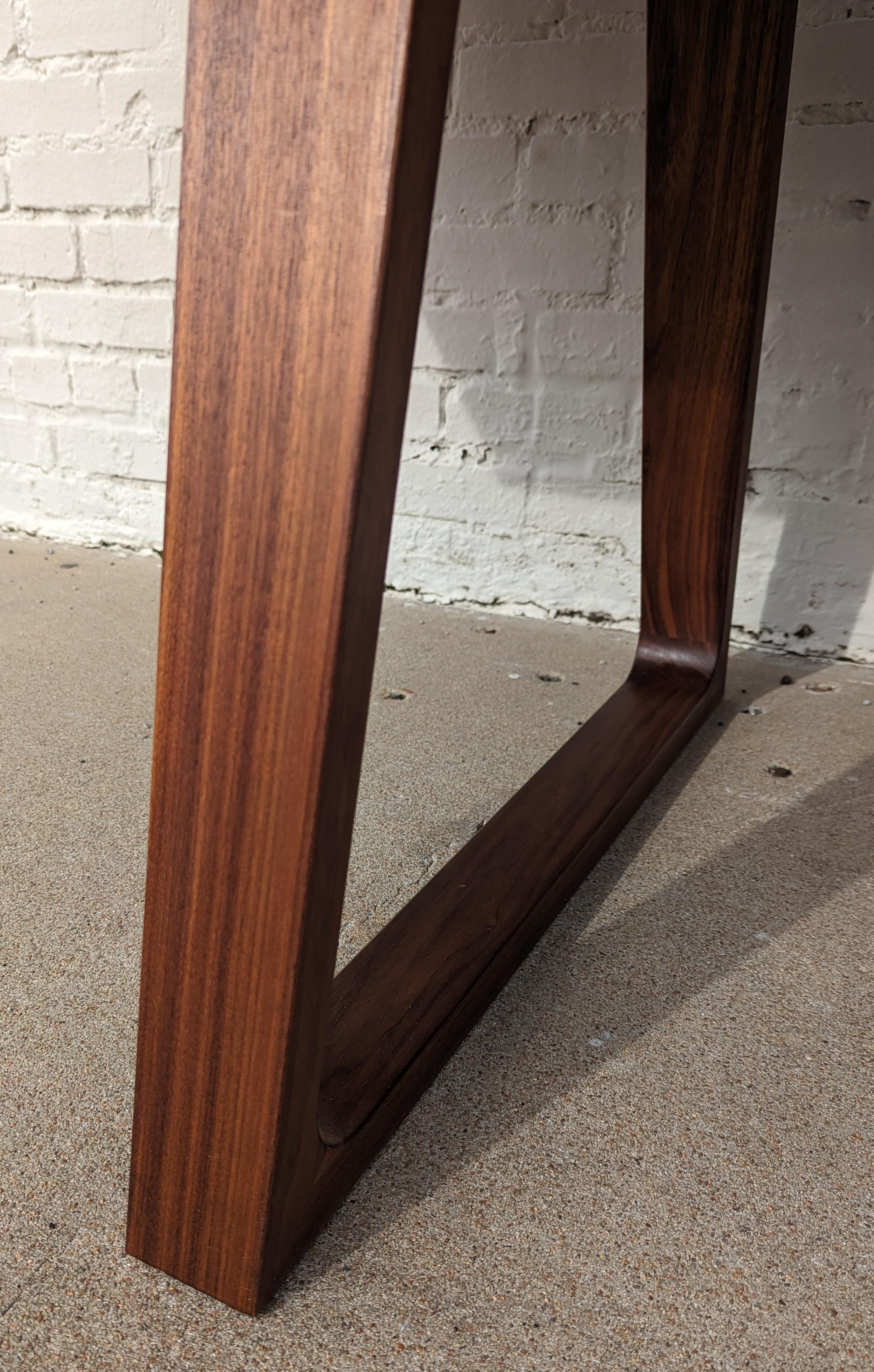 Mid Century Danish Modern Skovby Plank Dining Table  In Good Condition For Sale In Tulsa, OK