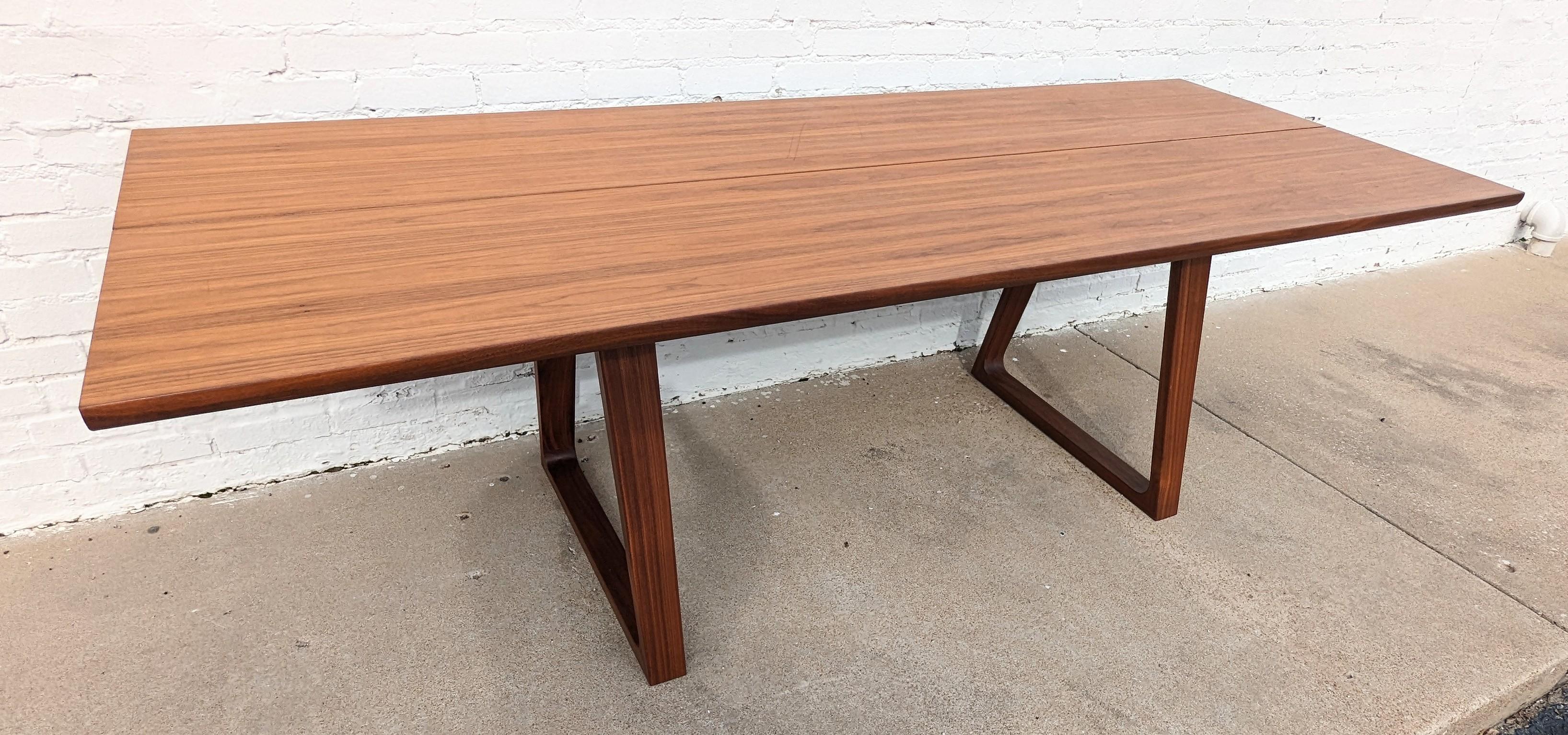 Mid Century Danish Modern Skovby Plank Dining Table  For Sale 2