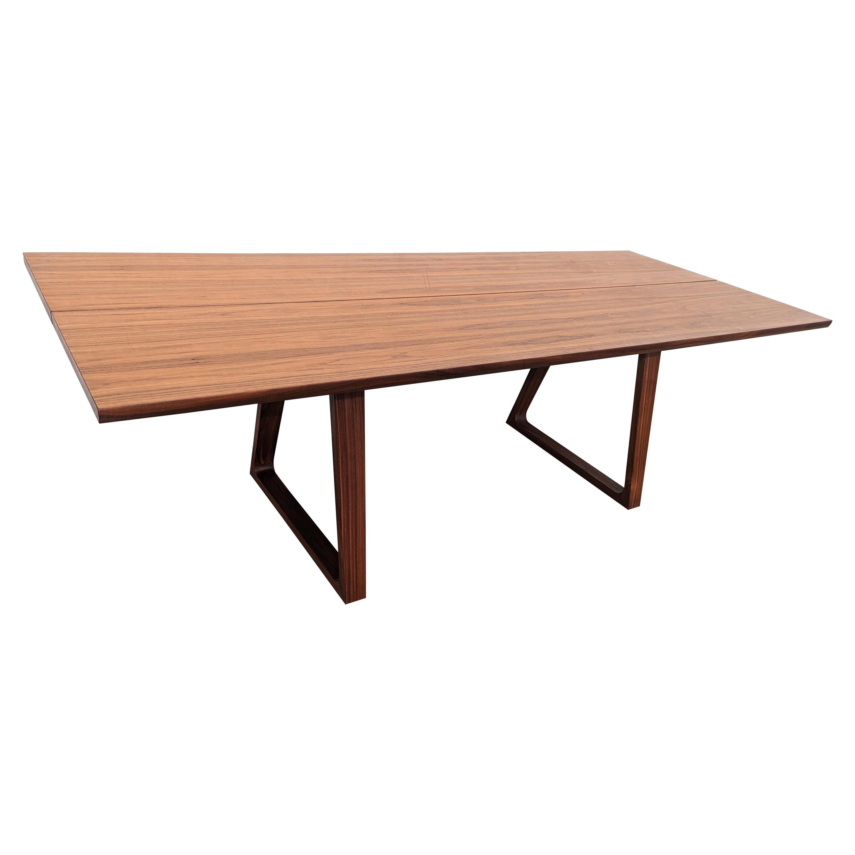 Mid Century Danish Modern Skovby Plank Dining Table