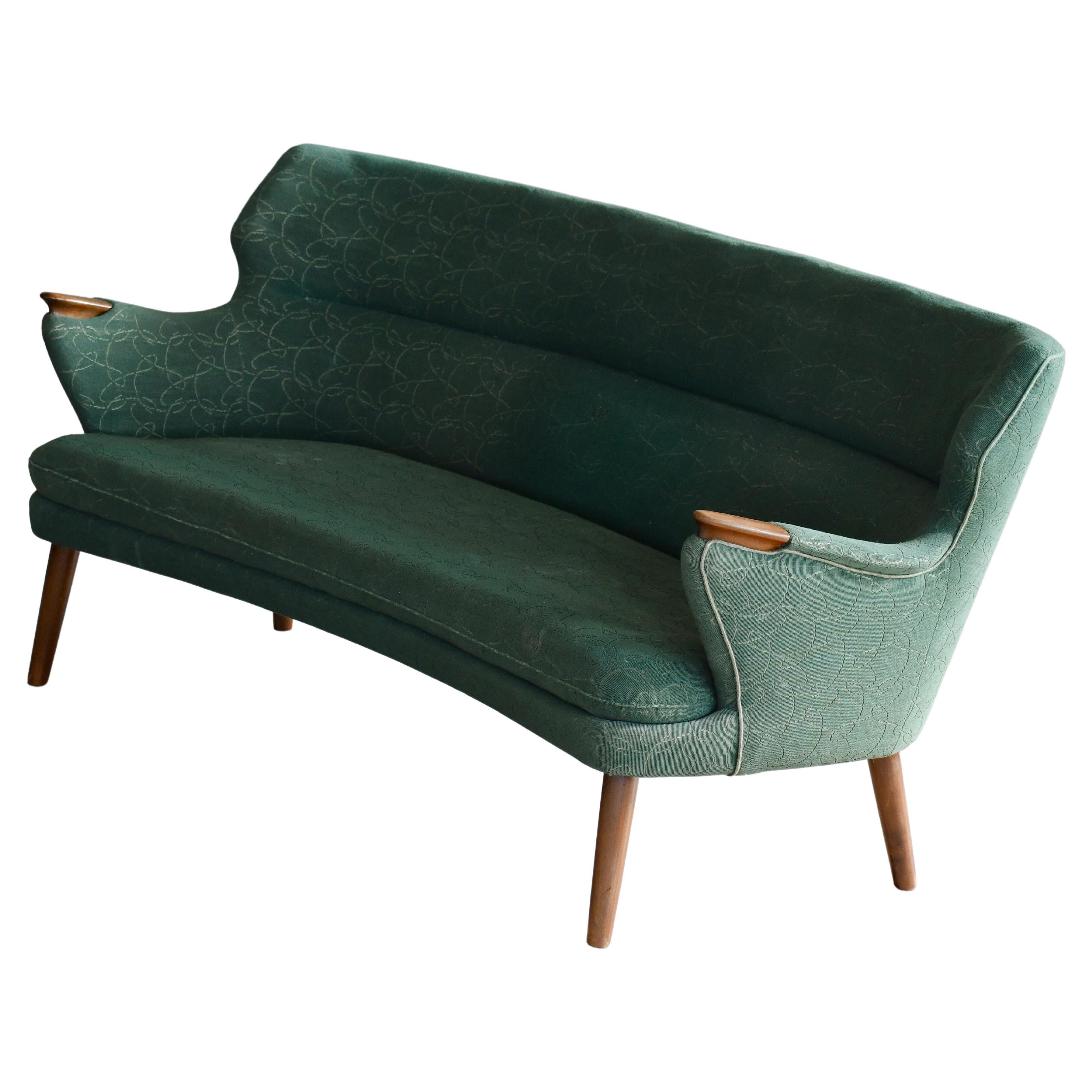 Mid-Century Danish Modern Sofa by Kurt Olsen Model 220 Papa Bear Style, 1960's
