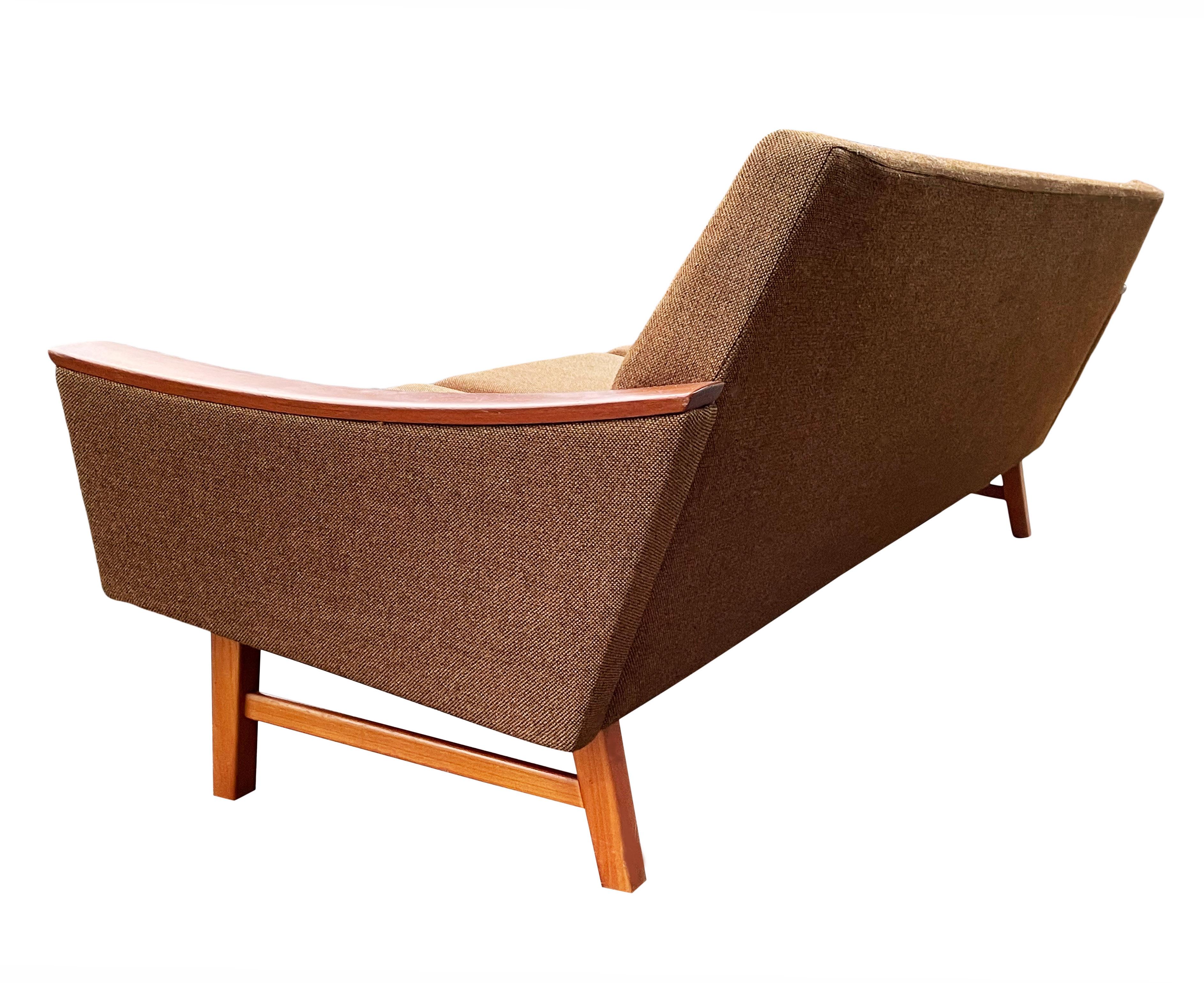 Midcentury Danish Modern Sofa in Teak by Oscar Langlo for Pi Langlos Fabrikker 3