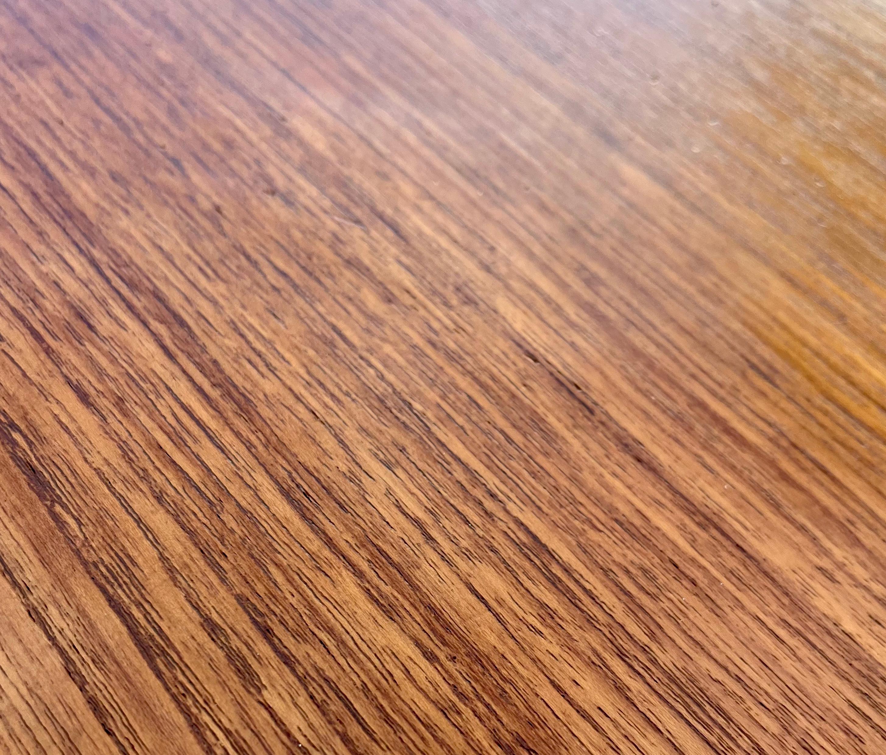 Mid Century Danish Modern Style Teak Extendable Dining Table. Circa 1970s 6