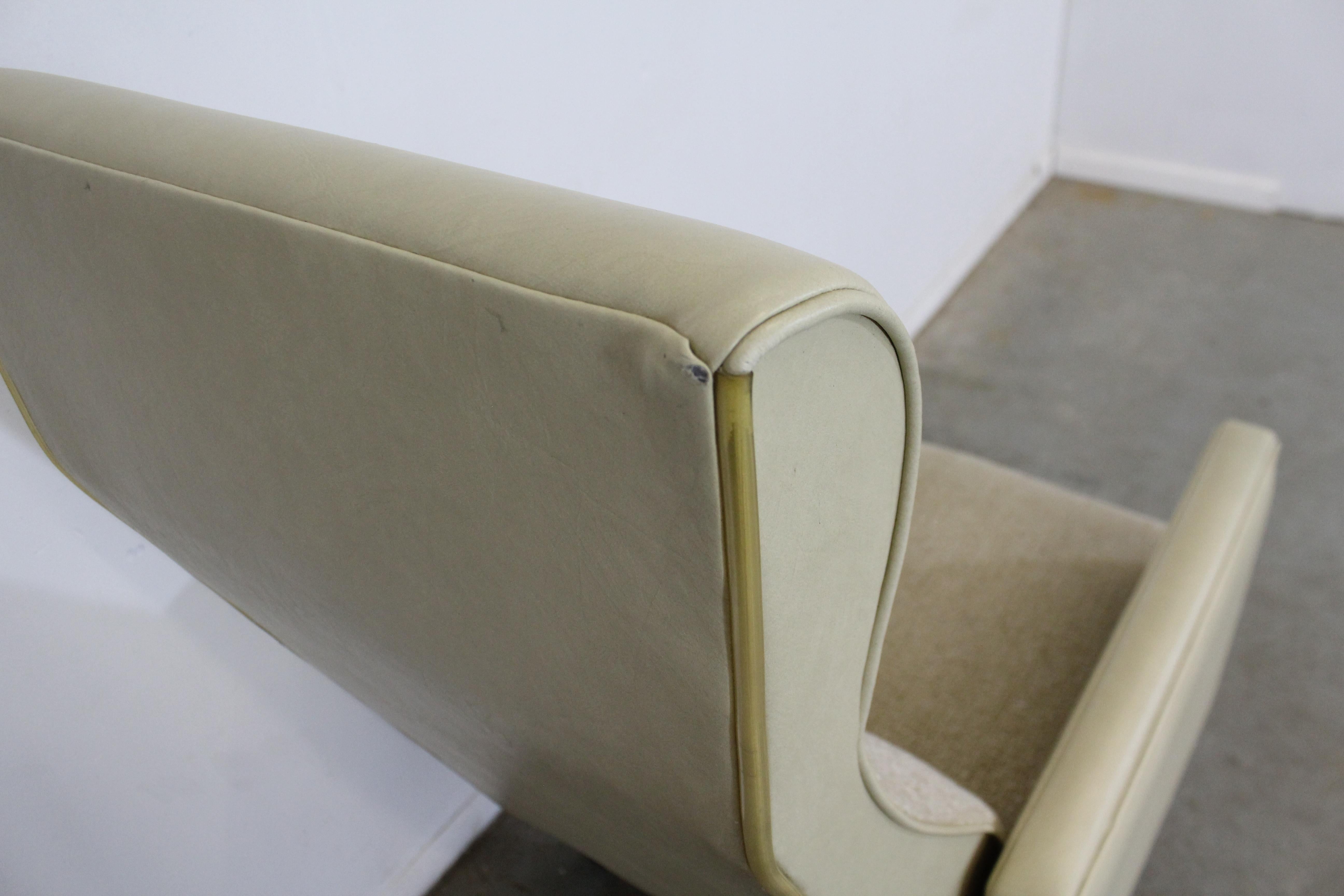 American Midcentury Danish Modern Swivel Recline Office Armchair