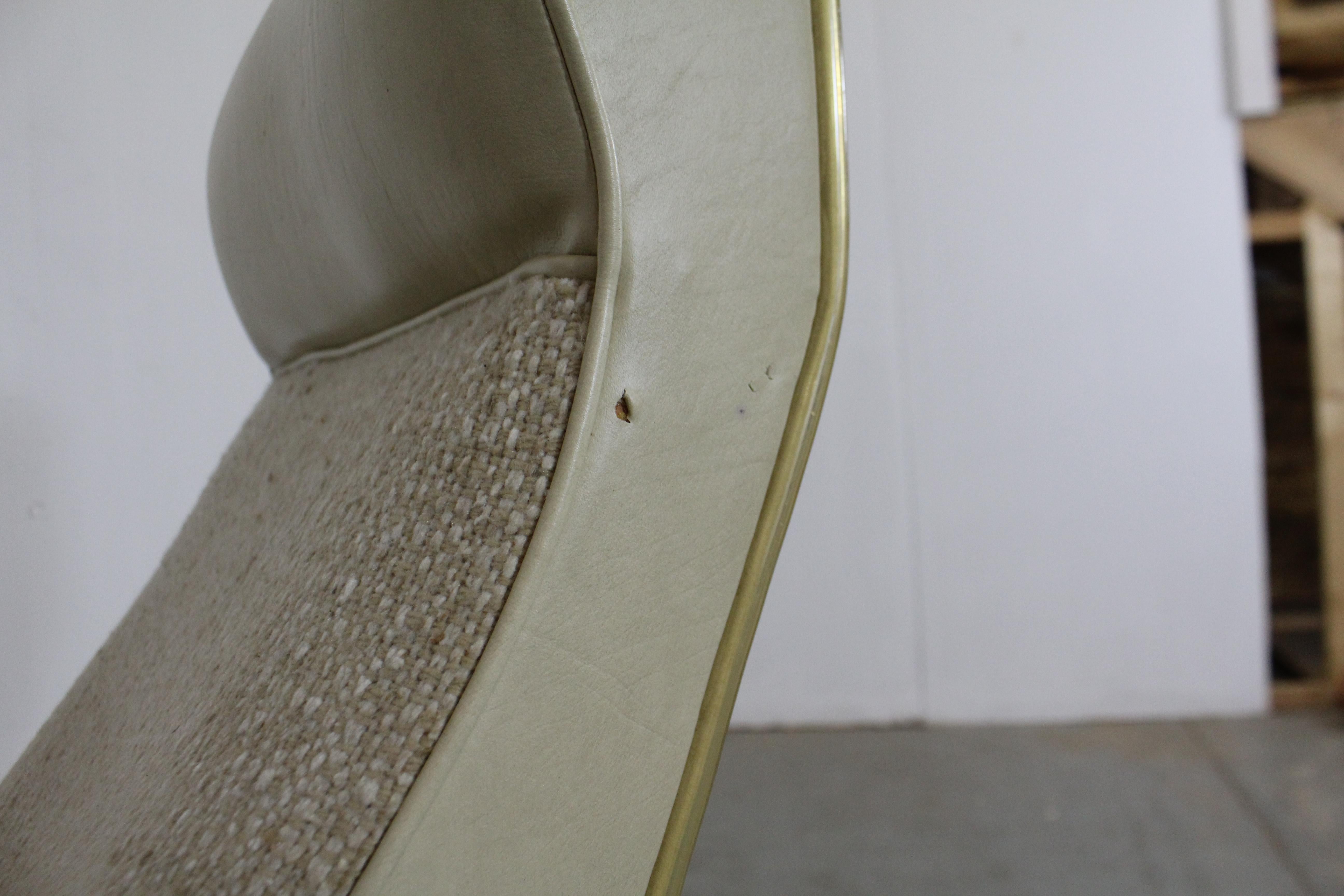 20th Century Midcentury Danish Modern Swivel Recline Office Armchair
