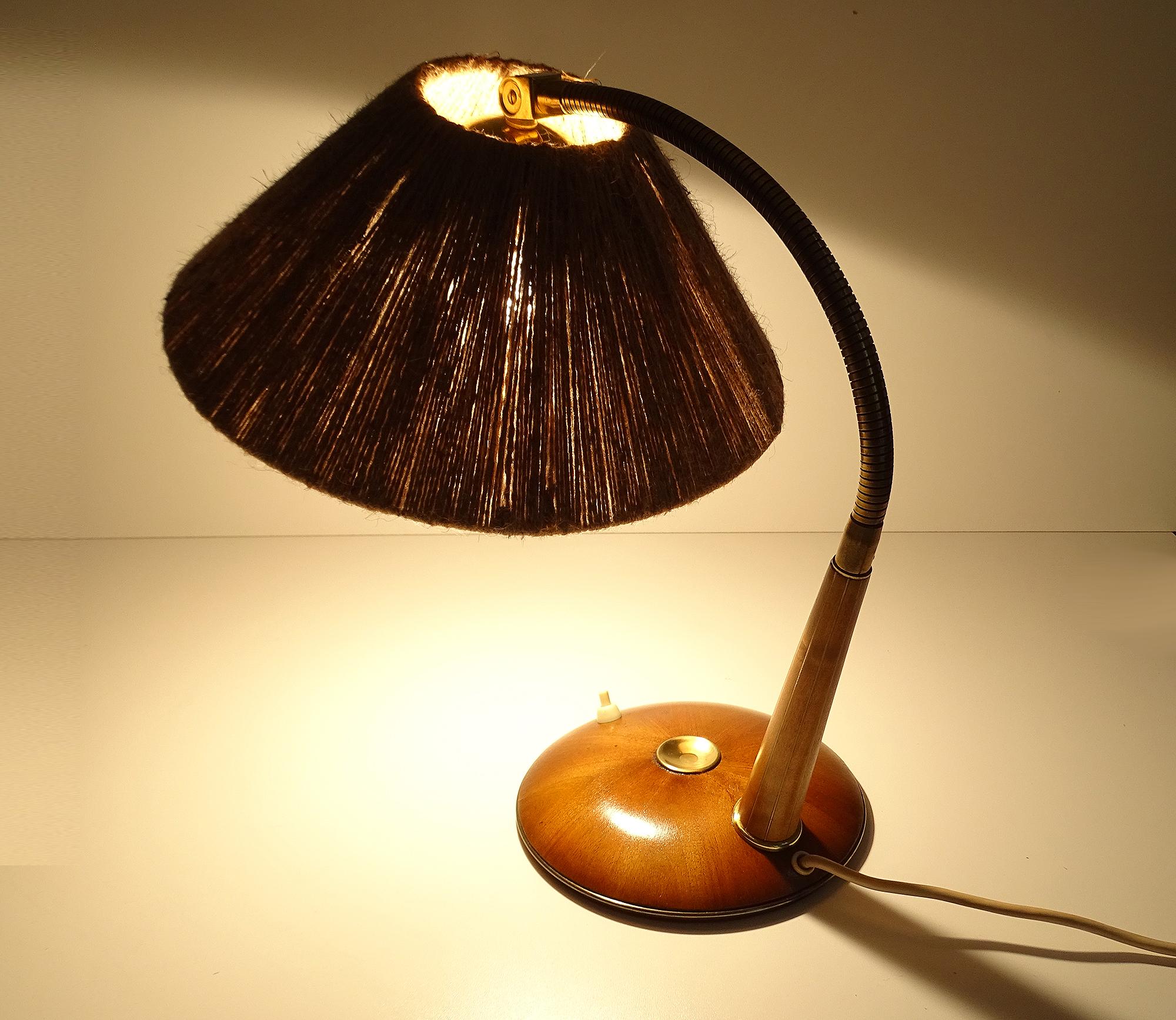 1960s Scandinavian Modern Table Lamp by Temde For Sale 4