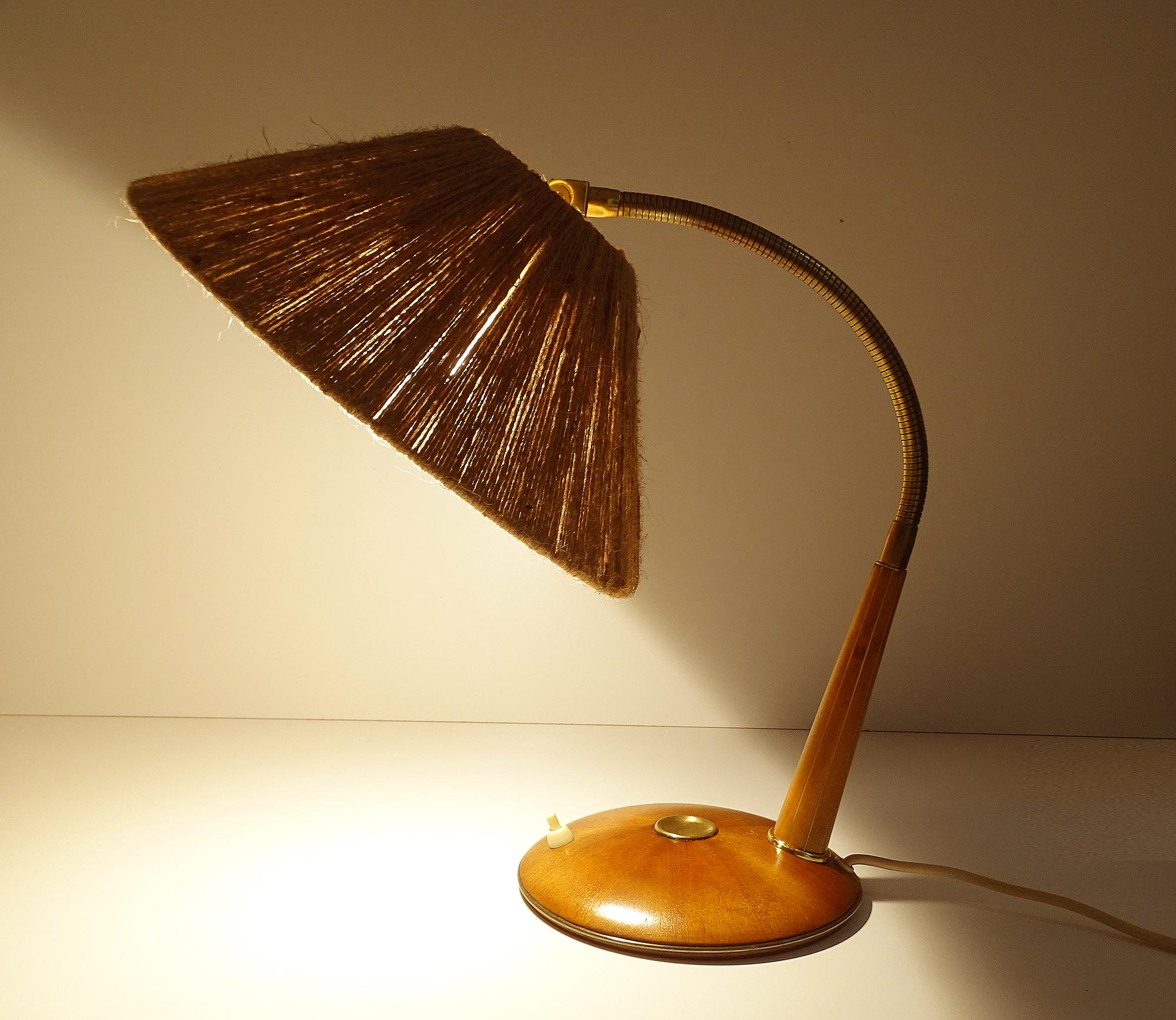 1960s Scandinavian Modern Table Lamp by Temde For Sale 6