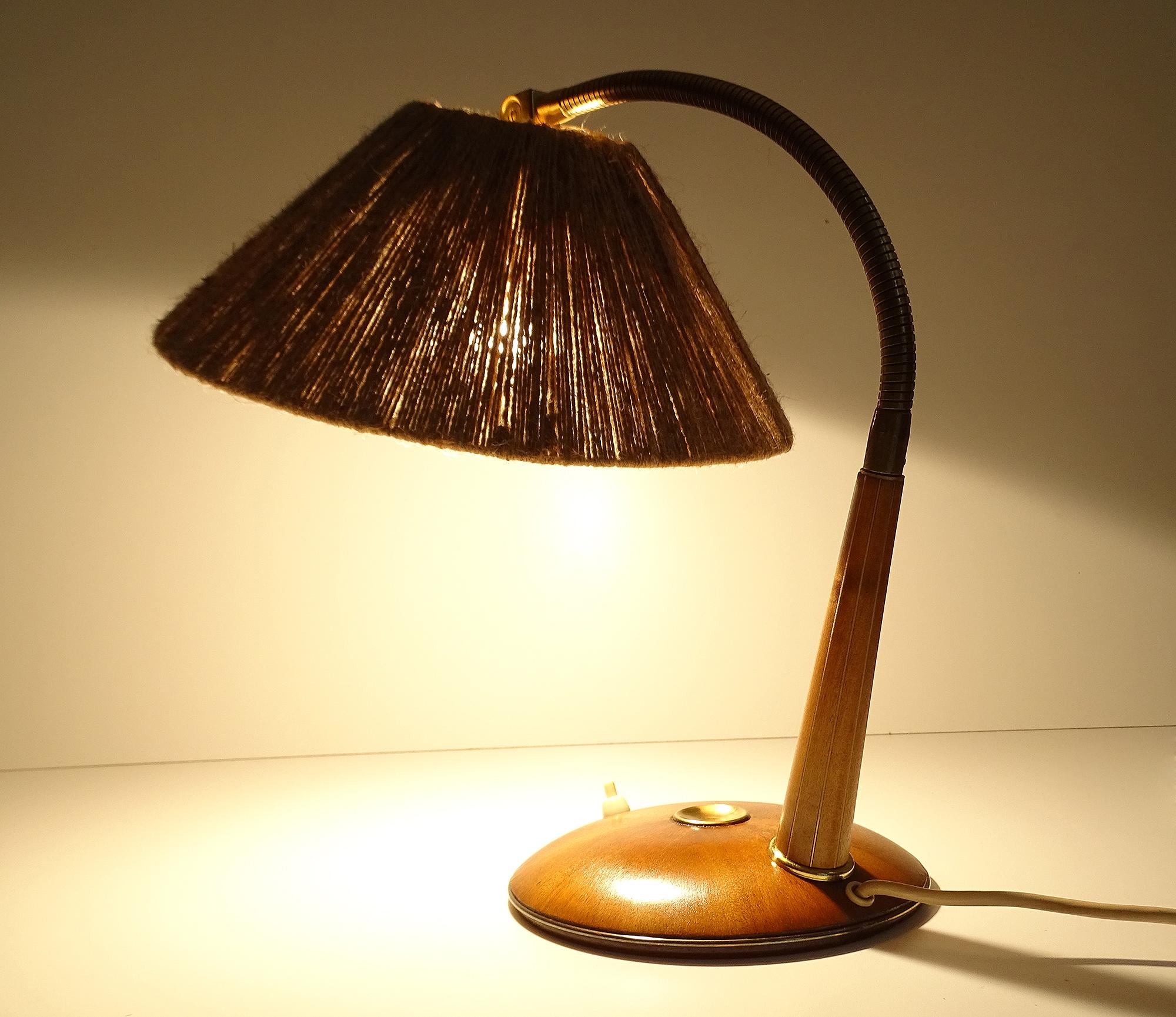 1960s Scandinavian Modern Table Lamp by Temde For Sale 7