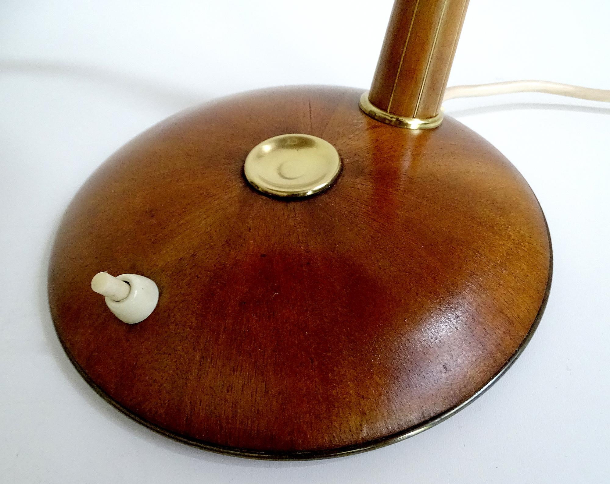 1960s Scandinavian Modern Table Lamp by Temde For Sale 13