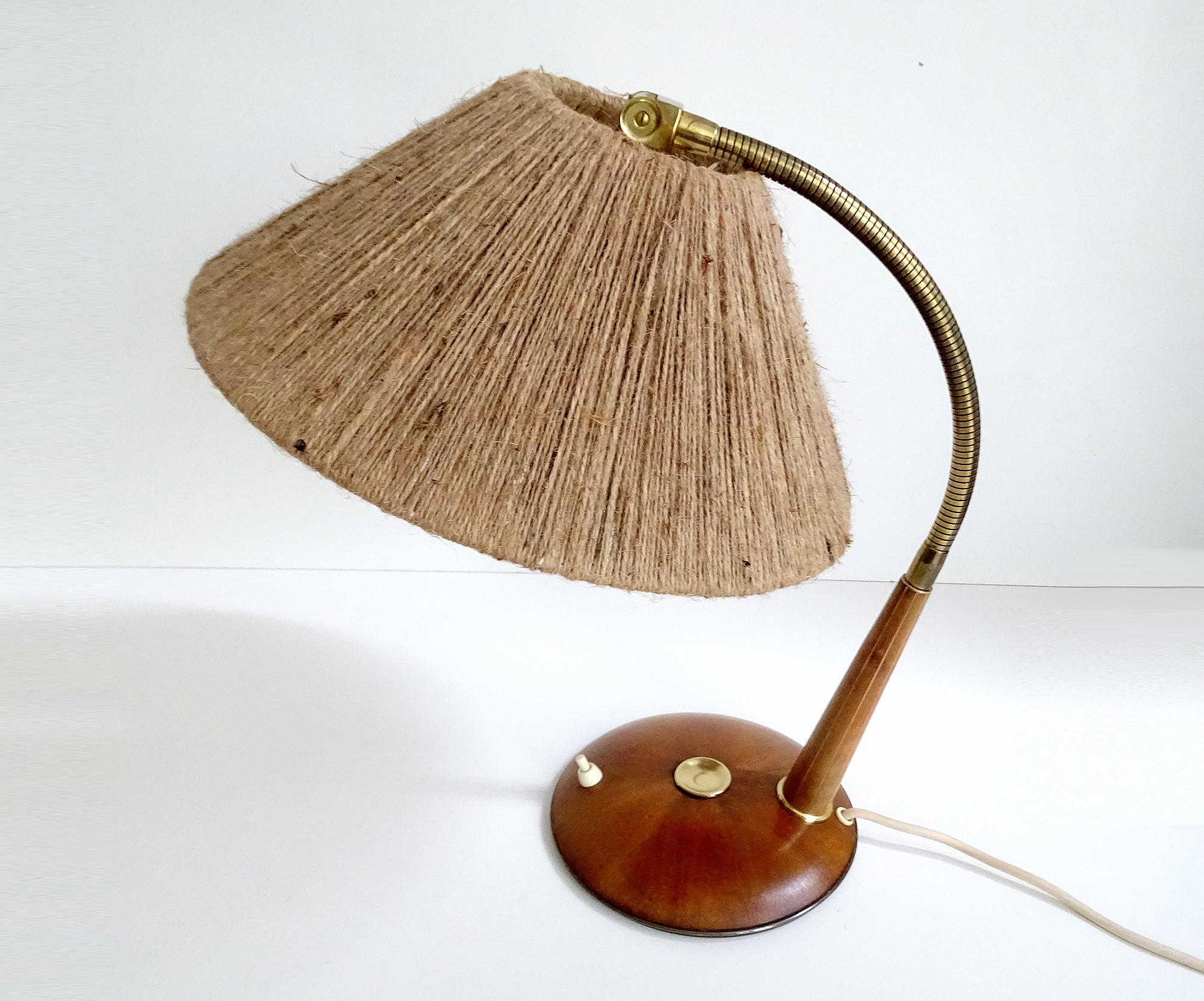 1960s Scandinavian Modern Table Lamp by Temde For Sale 1