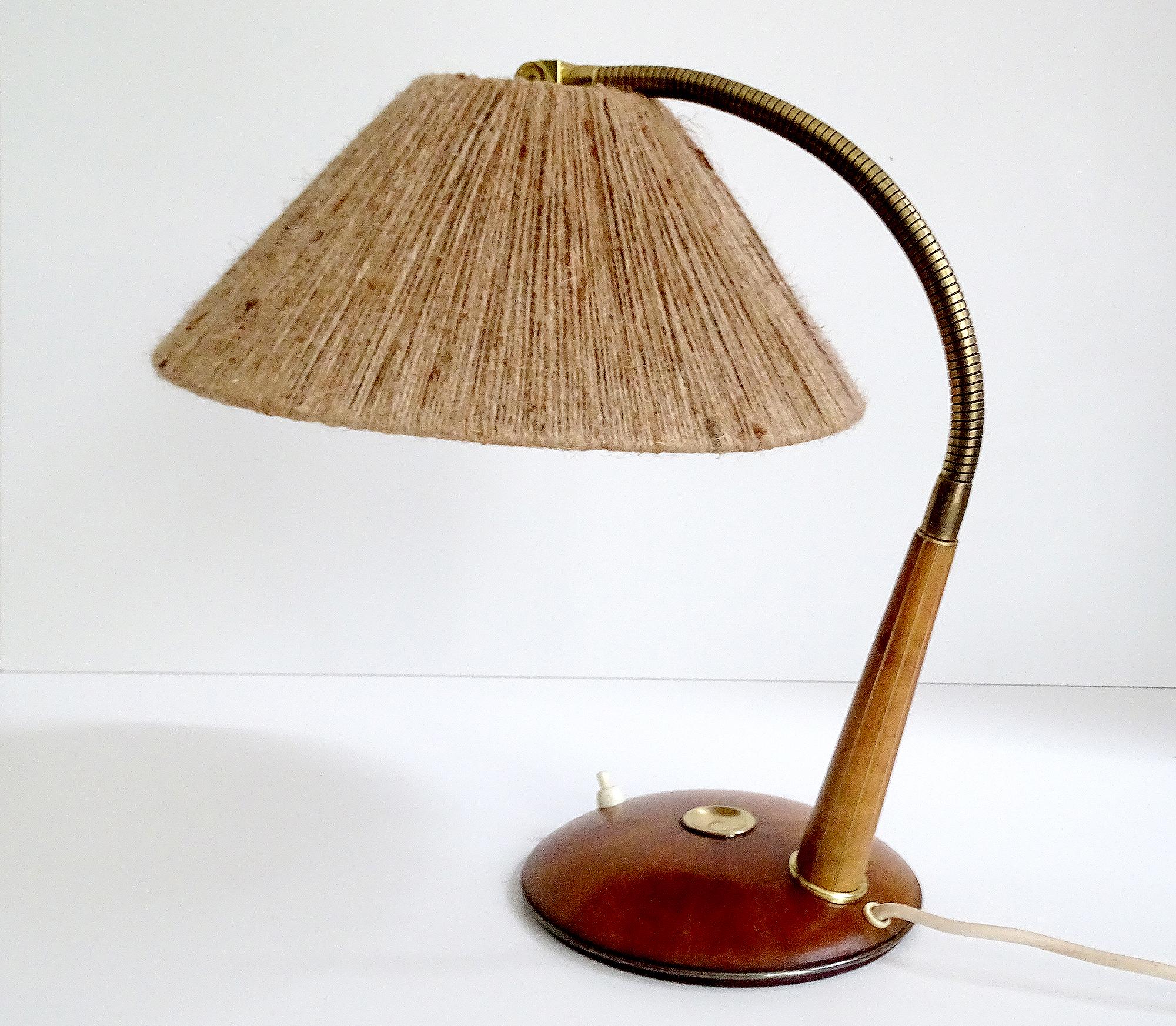 1960s Scandinavian Modern Table Lamp by Temde For Sale 3