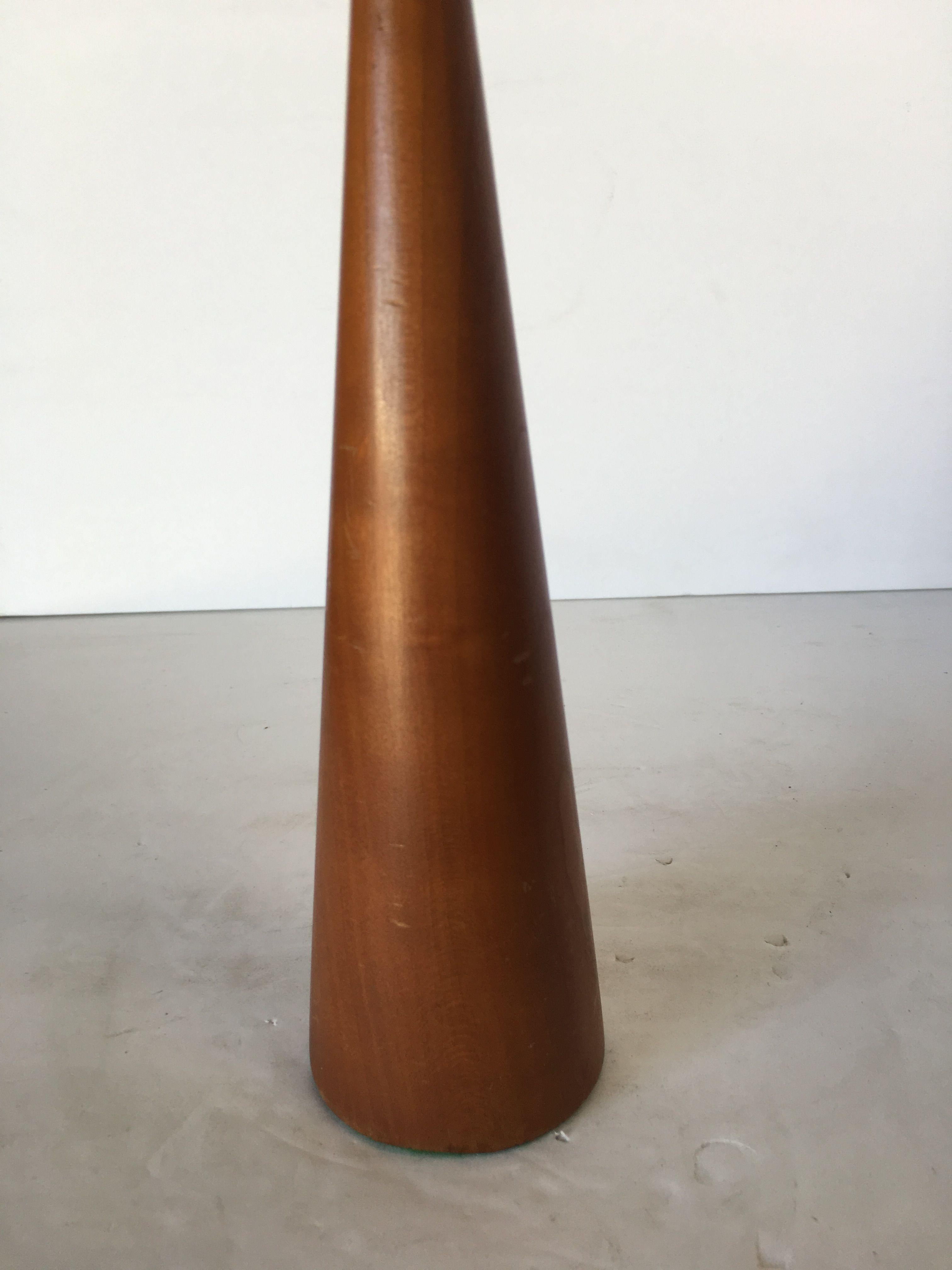 Mid-Century Danish Modern Tall Teak Candlestick Holder by Rude Osolnik, Pair 4