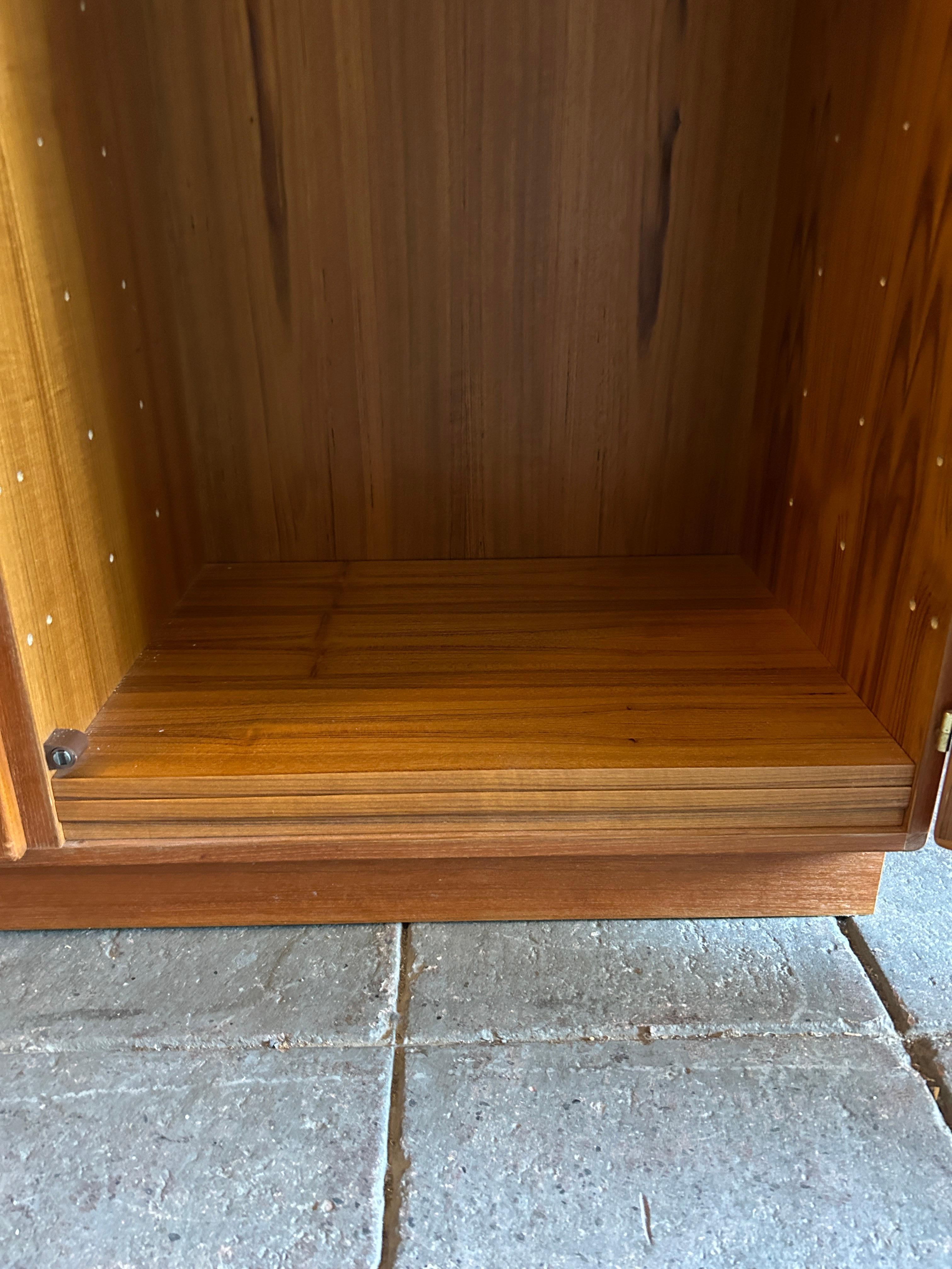 The Moderns modern tall wide Teck Dresser Wardrobe Clean Bon état à BROOKLYN, NY