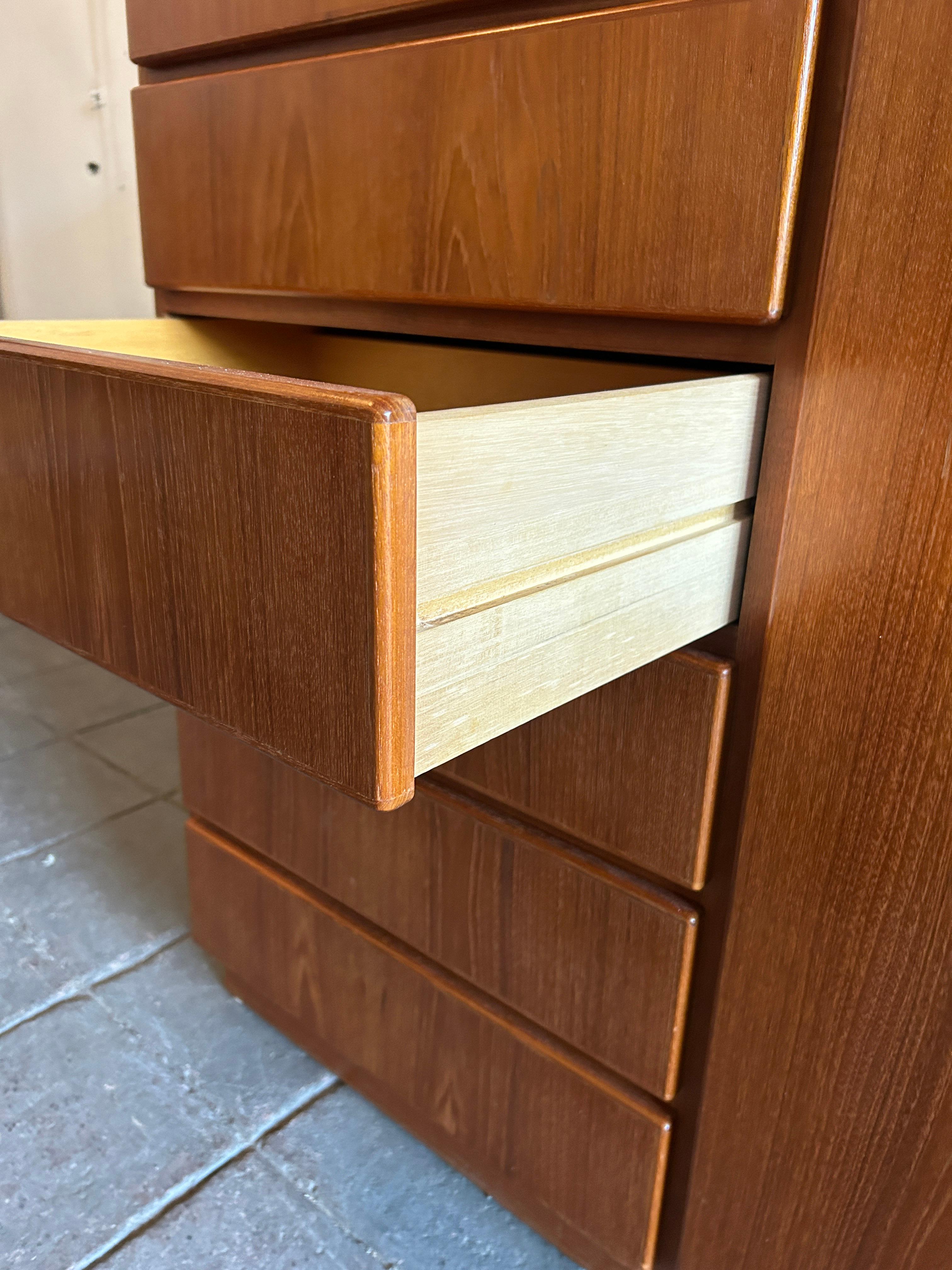 The Moderns modern tall wide Teck Dresser Wardrobe Clean 1