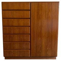 The Moderns modern tall wide Teck Dresser Wardrobe Clean