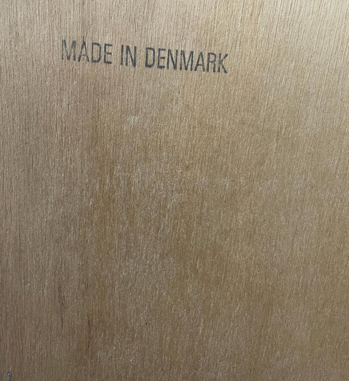 Dänische moderne Mid-Century-Anrichte/Kommode aus Teakholz mit 10 Schubladen, Dänemark 4