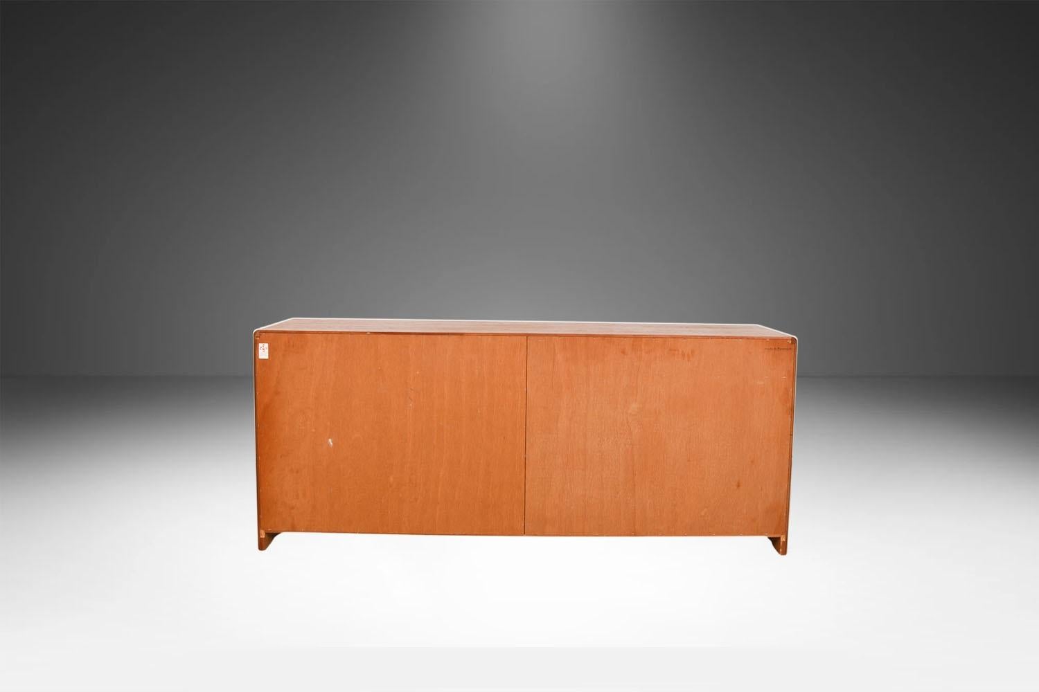 Mid Century Danish Modern Teak 10 Drawer Dresser Denmark For Sale 7